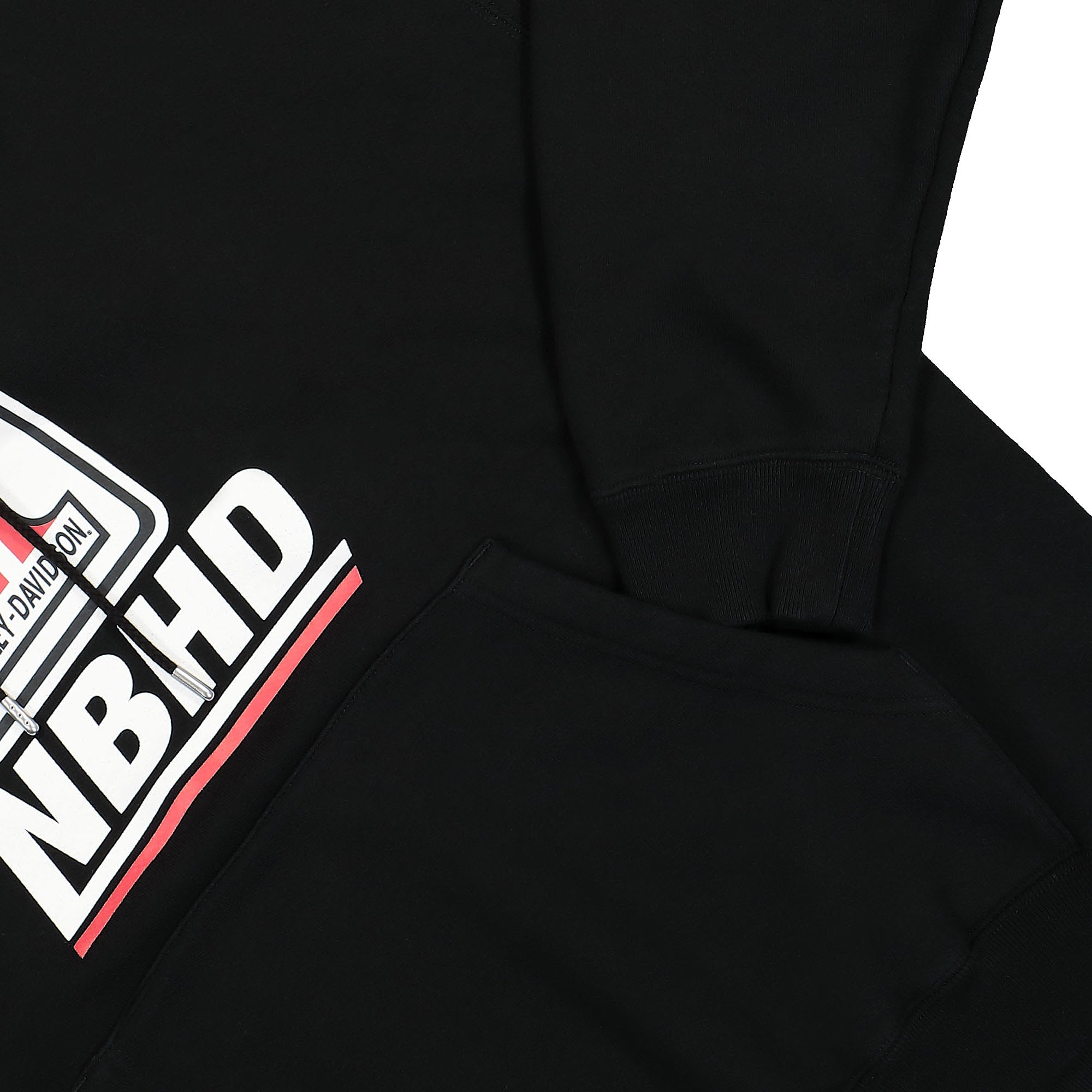Neighborhood Harley-Davidson x Neighborhood LS. CO Hooded Sweatshirt Black Hoodies Detailfoto | Overkill