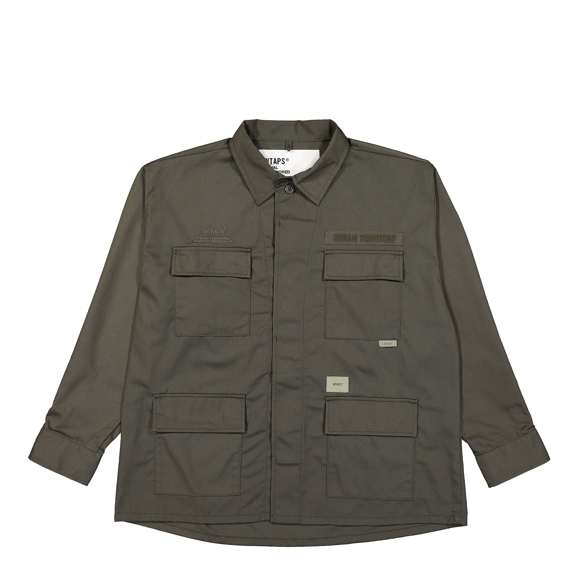 WTAPS Jungle LS CTPL. Shirt Olive Drab Shirts 222WVDT-SHM03 | Overkill
