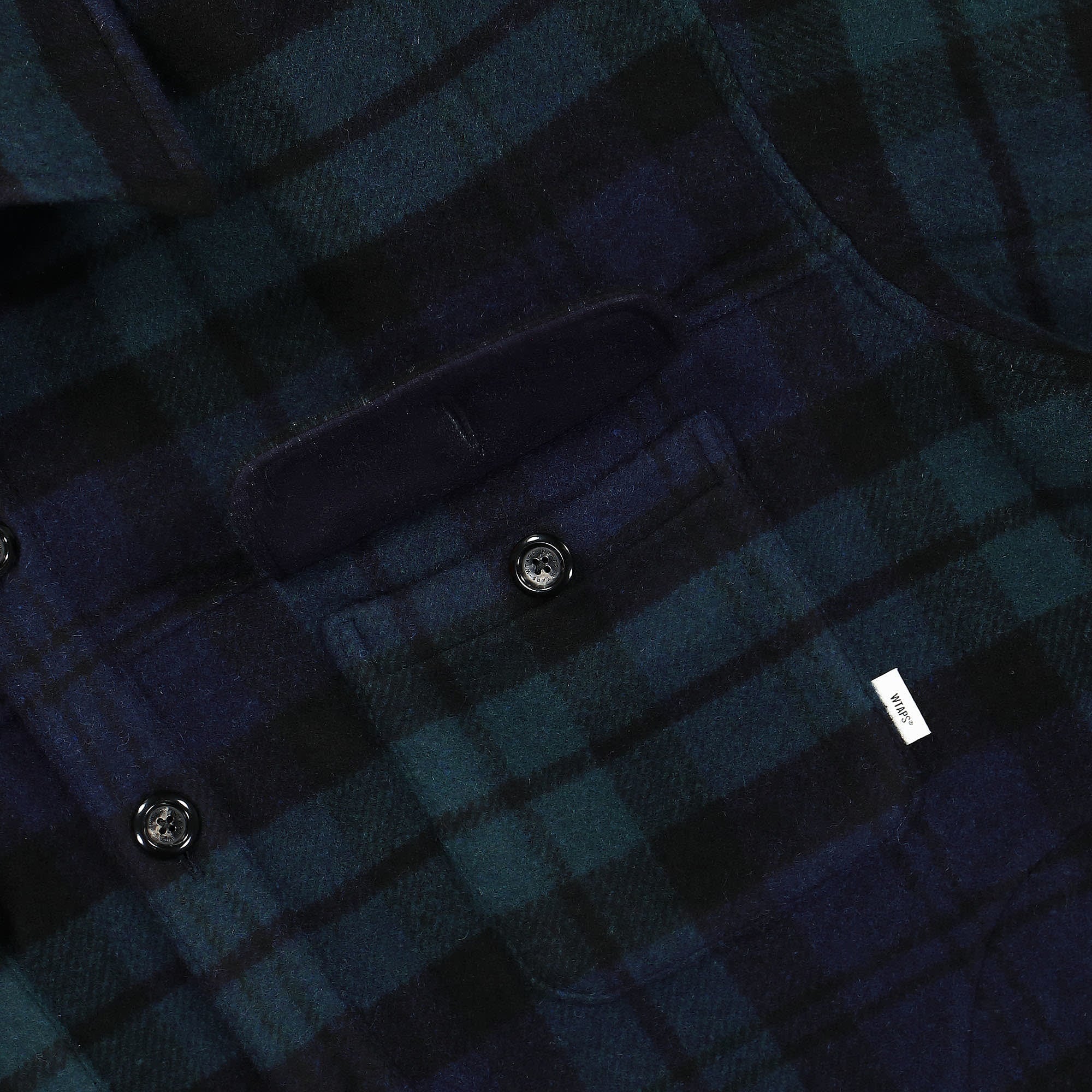 WTAPS WCPO 02 Shirt Jacket Green Jackets Detail view 1 | Overkill