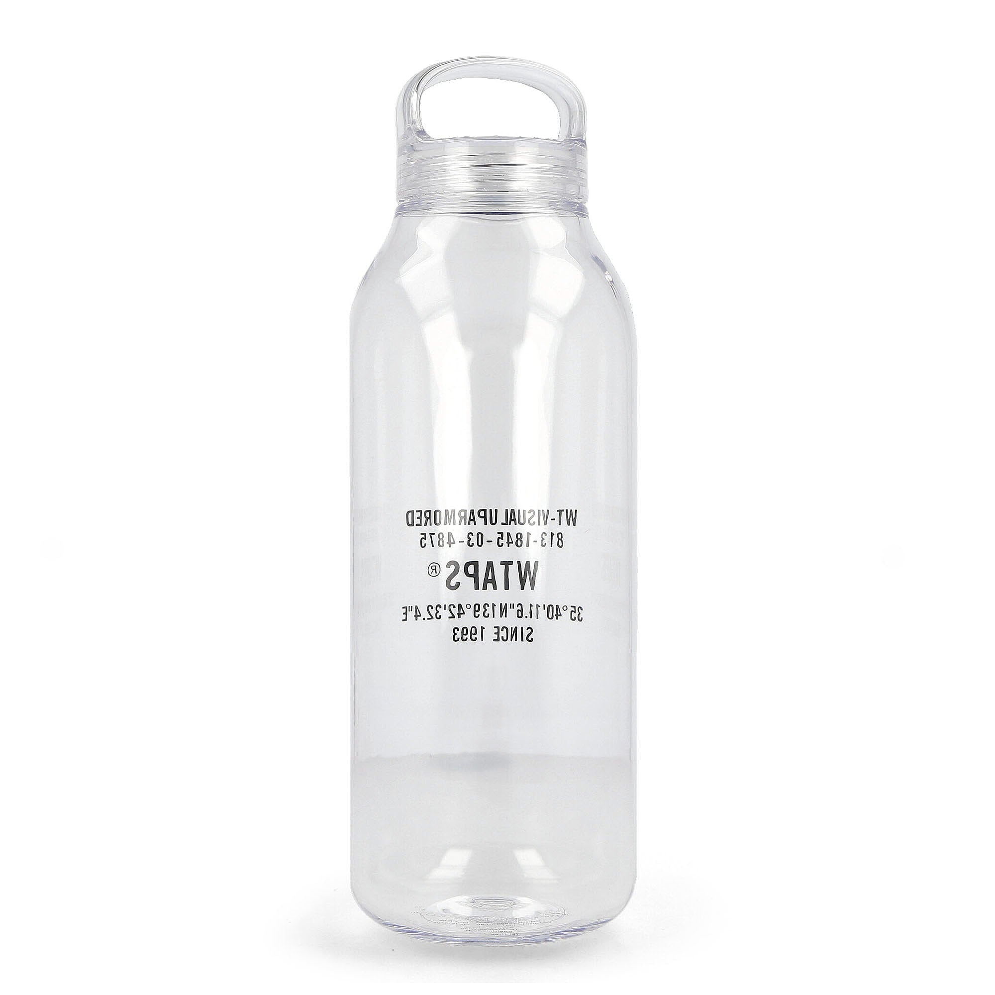 WTAPS H2O Water Bottle Clear Sports Bottles Close-up | Overkill