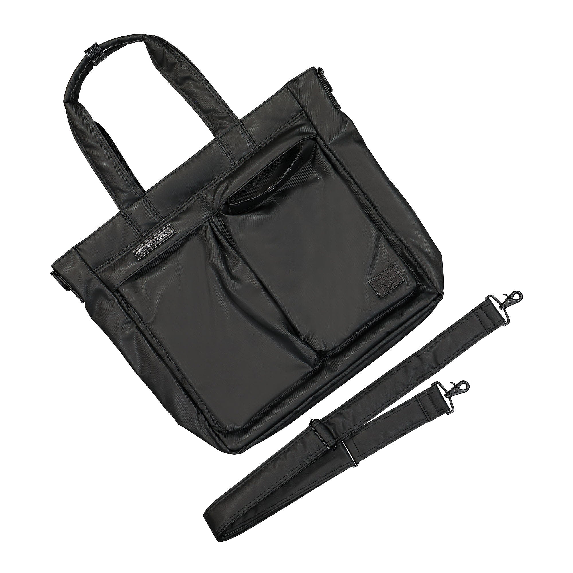 Neighborhood Porter-Yoshida & Co. x Neighborhood SL. Shoulder Bag Black Shoulder & Cross Body Bags Close-up | Overkill