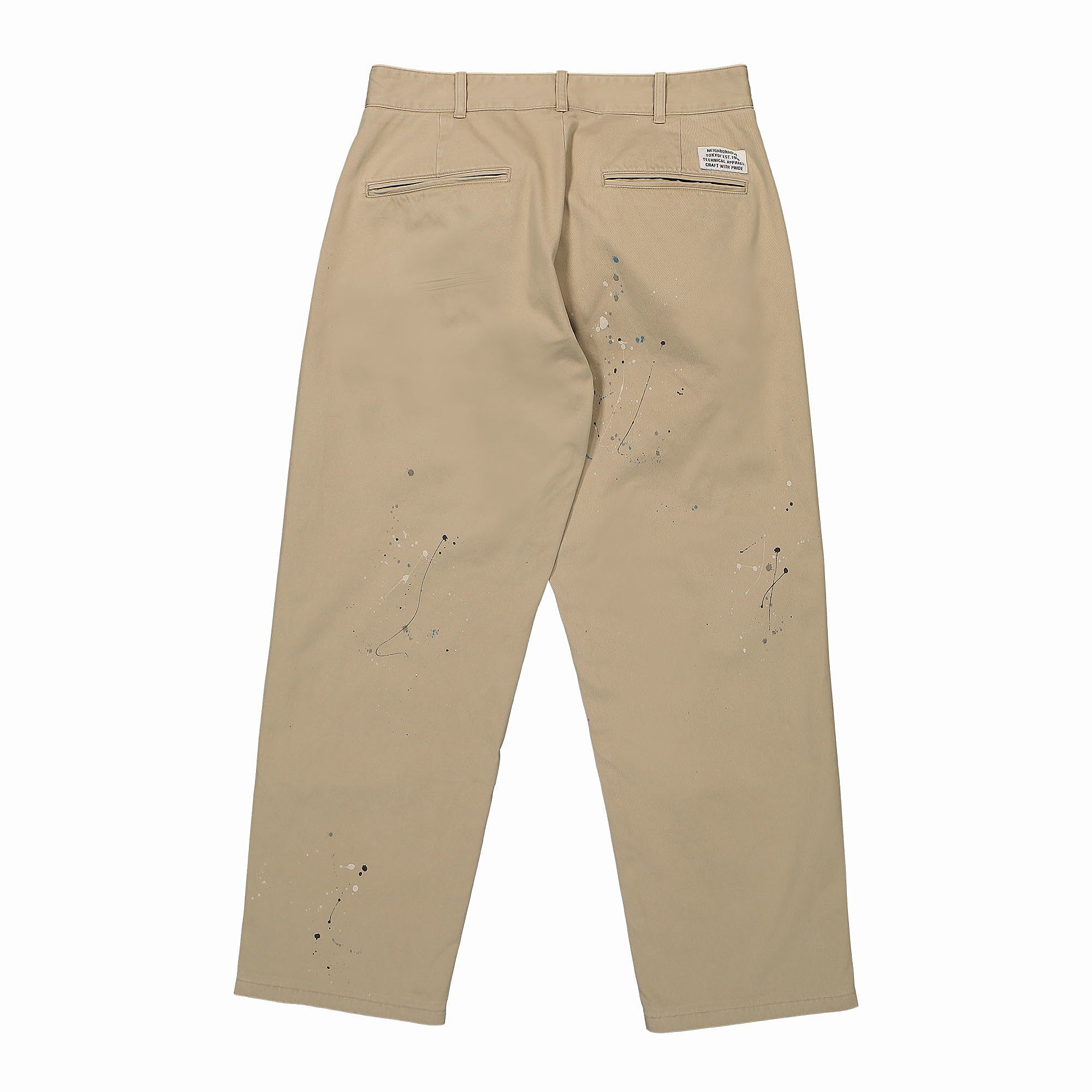 Neighborhood Painted PT. CO Pants Beige Casual Pants Material | Overkill