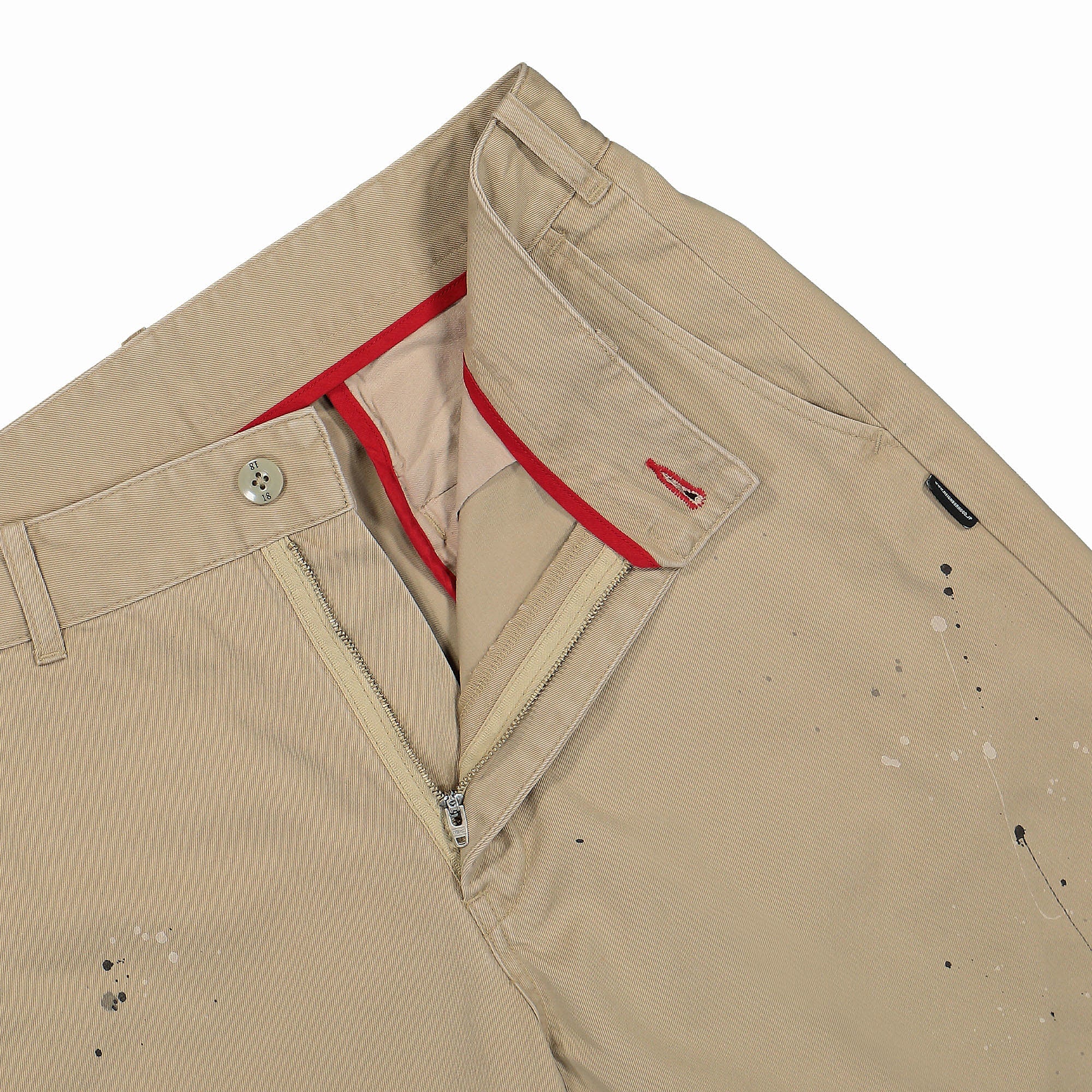Neighborhood Painted PT. CO Pants Beige Casual Pants Detailfoto | Overkill