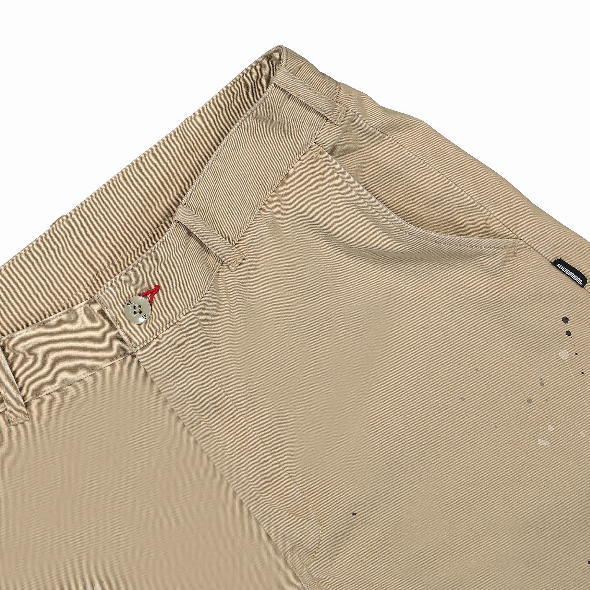 Neighborhood Painted PT. CO Pants Beige Casual Pants Detail view 1 | Overkill