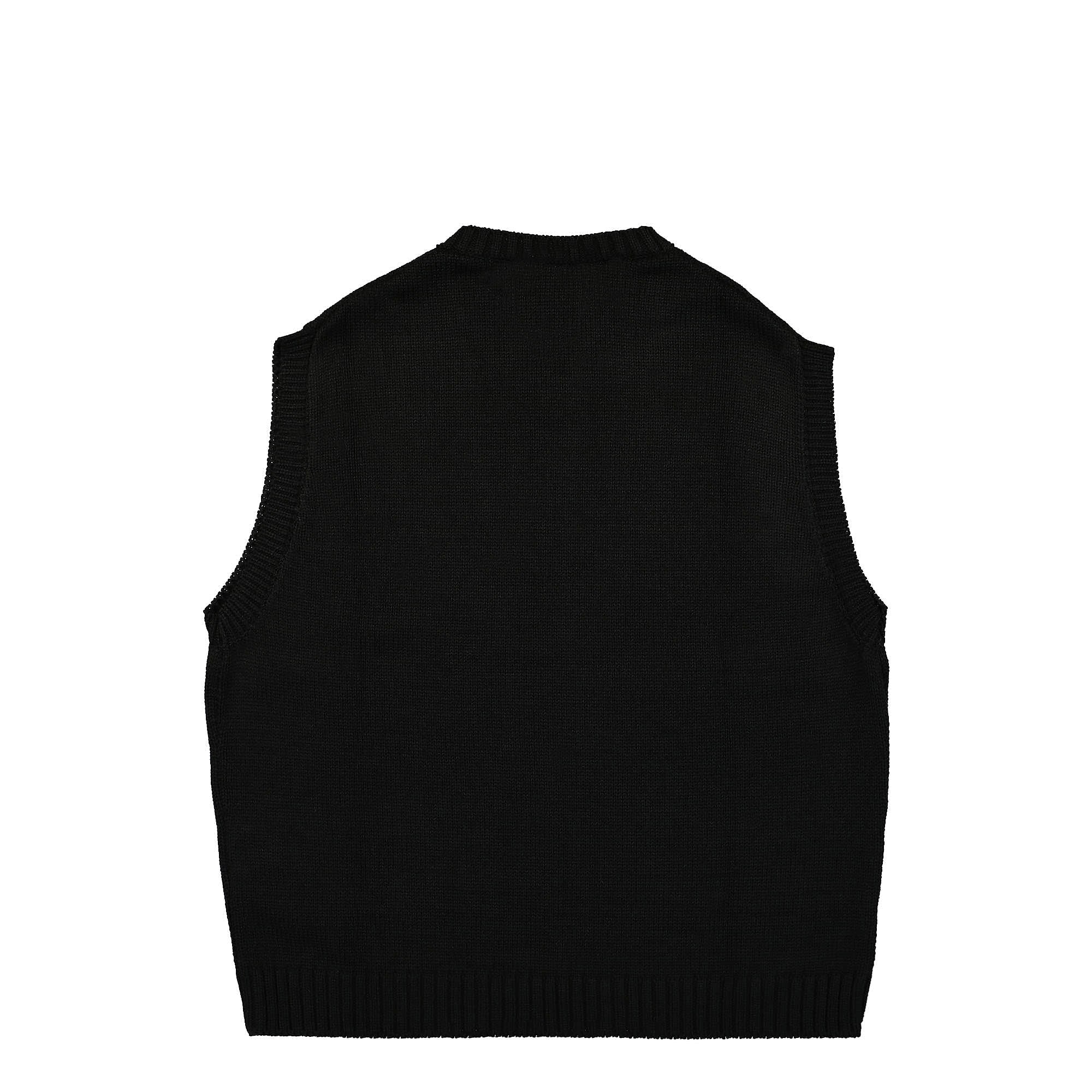 WTAPS Ditch Knit Vest Black Sweater Vests Material | Overkill
