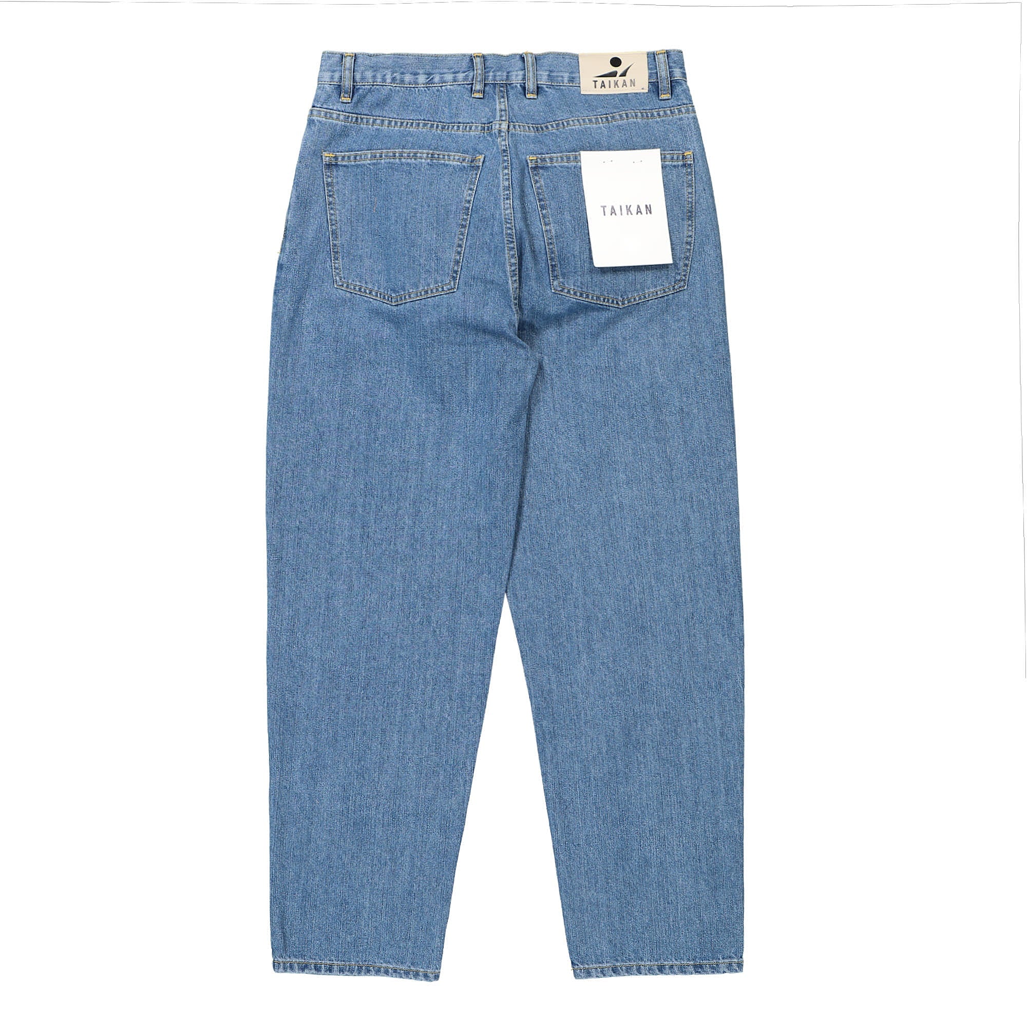 Taikan Everything 90s Fit Denim Stonewashh Blue Jeans Material | Overkill