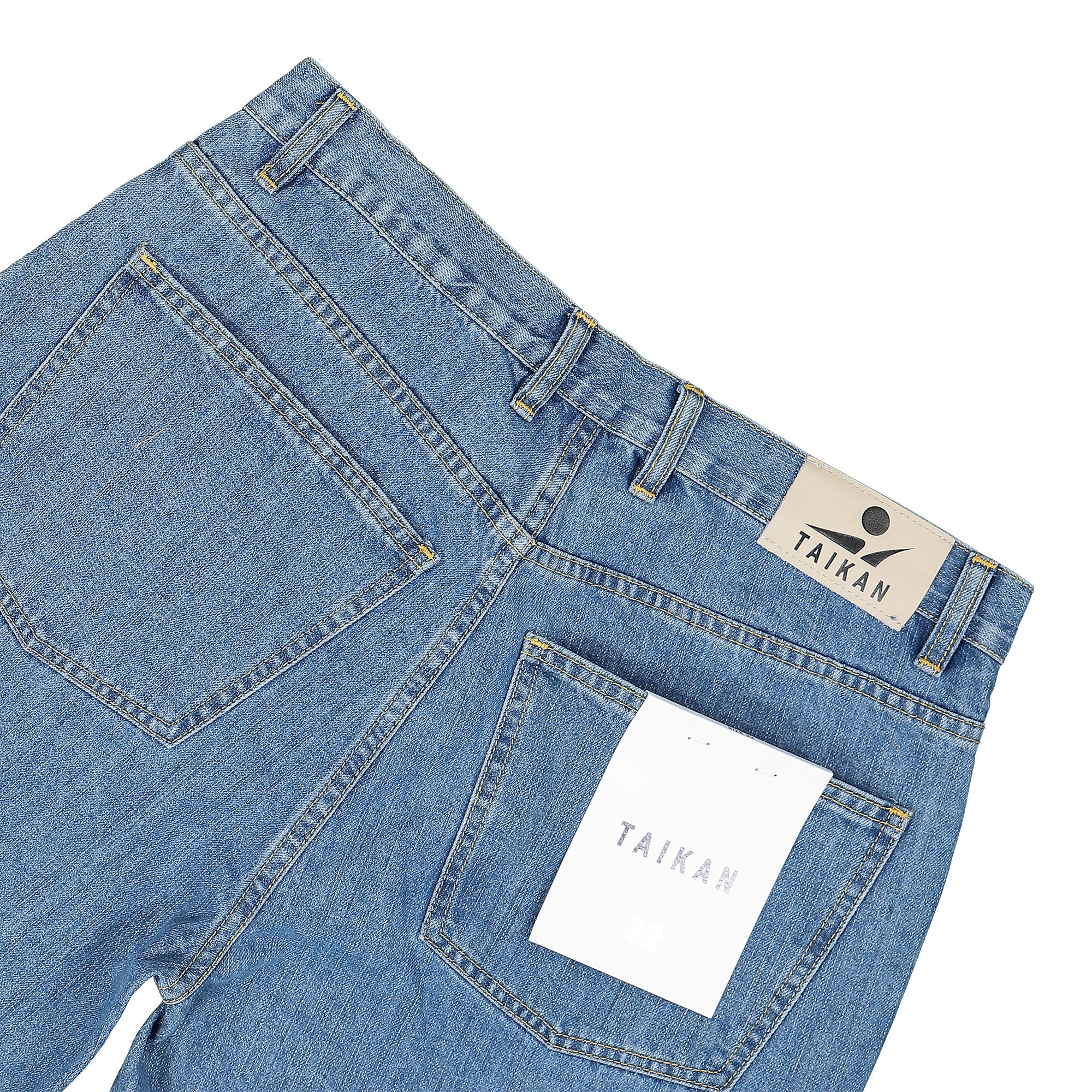 Taikan Everything 90s Fit Denim Stonewashh Blue Jeans Detail view 1 | Overkill