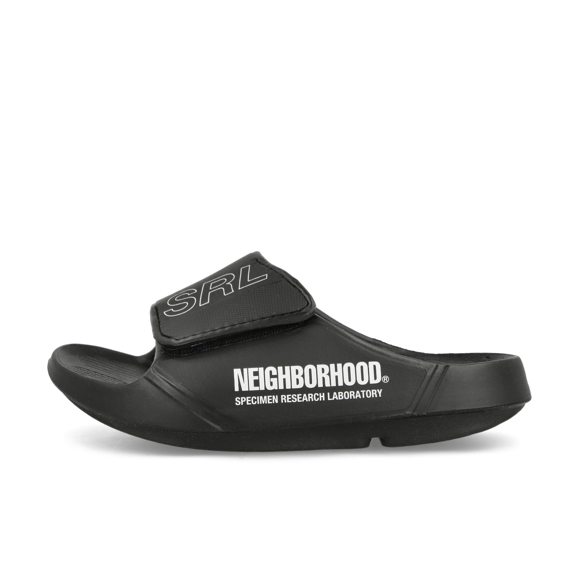 Neighborhood SRL x OOFOS x Neighborhood Ooahh Sport Flex Black Slides, Sandals & Slippers 2310100N-FW01 / Black | Overkill