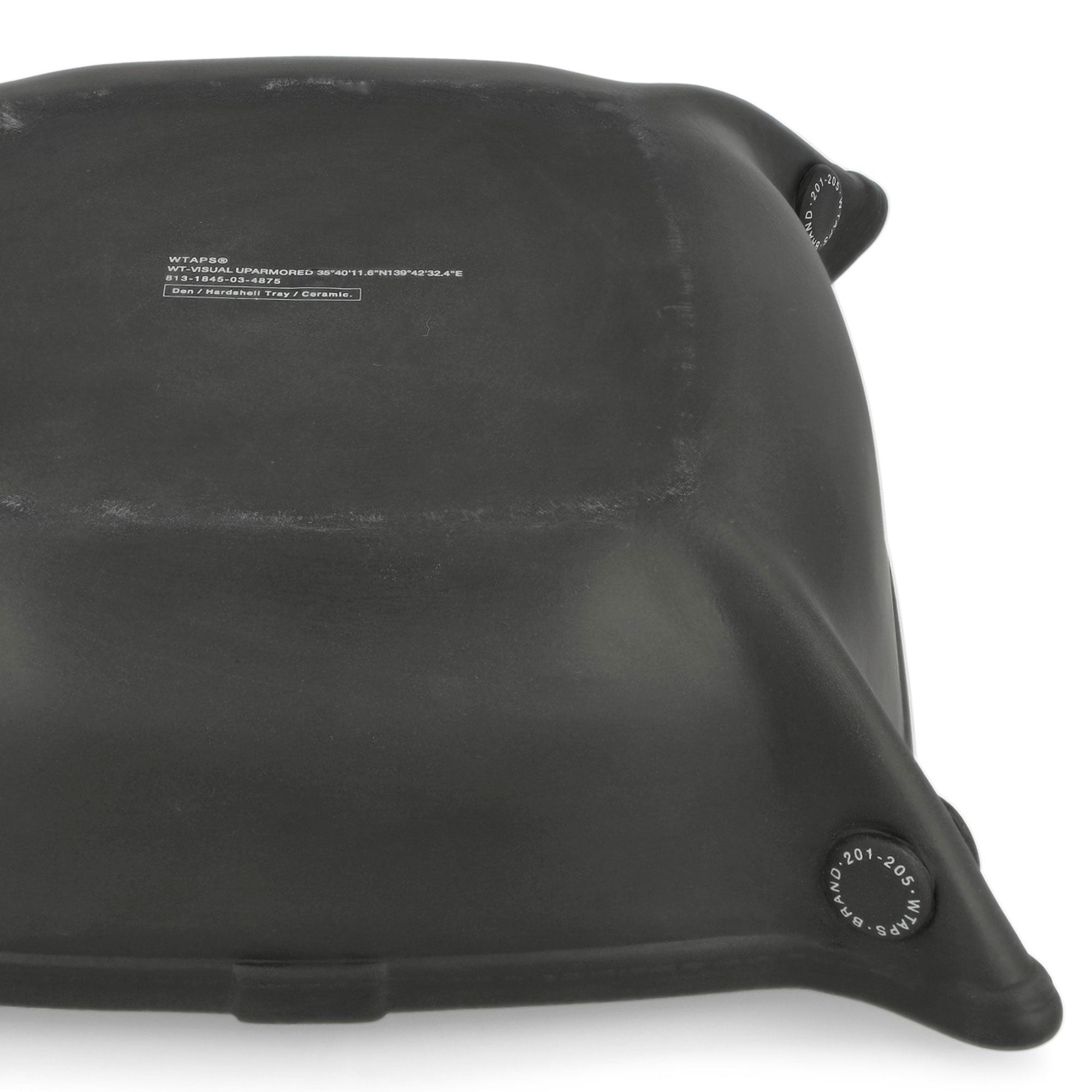 WTAPS Den L Ceramic Hardshell Tray Black Trays Detailfoto | Overkill