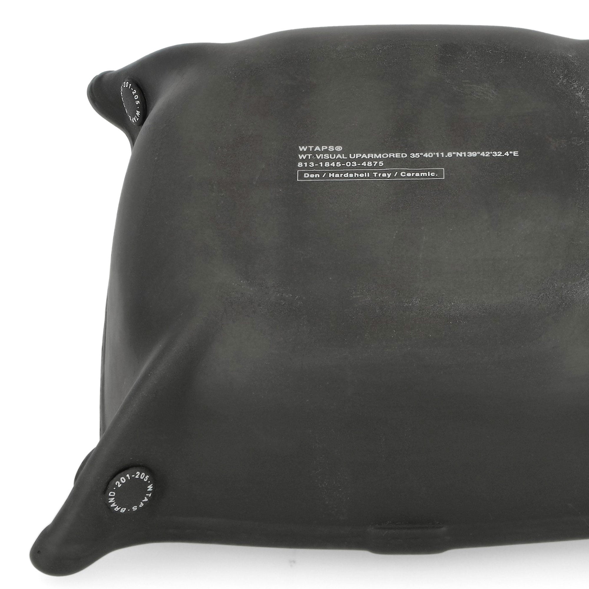 WTAPS Den M Ceramic Hardshell Tray Black Trays Detailfoto | Overkill