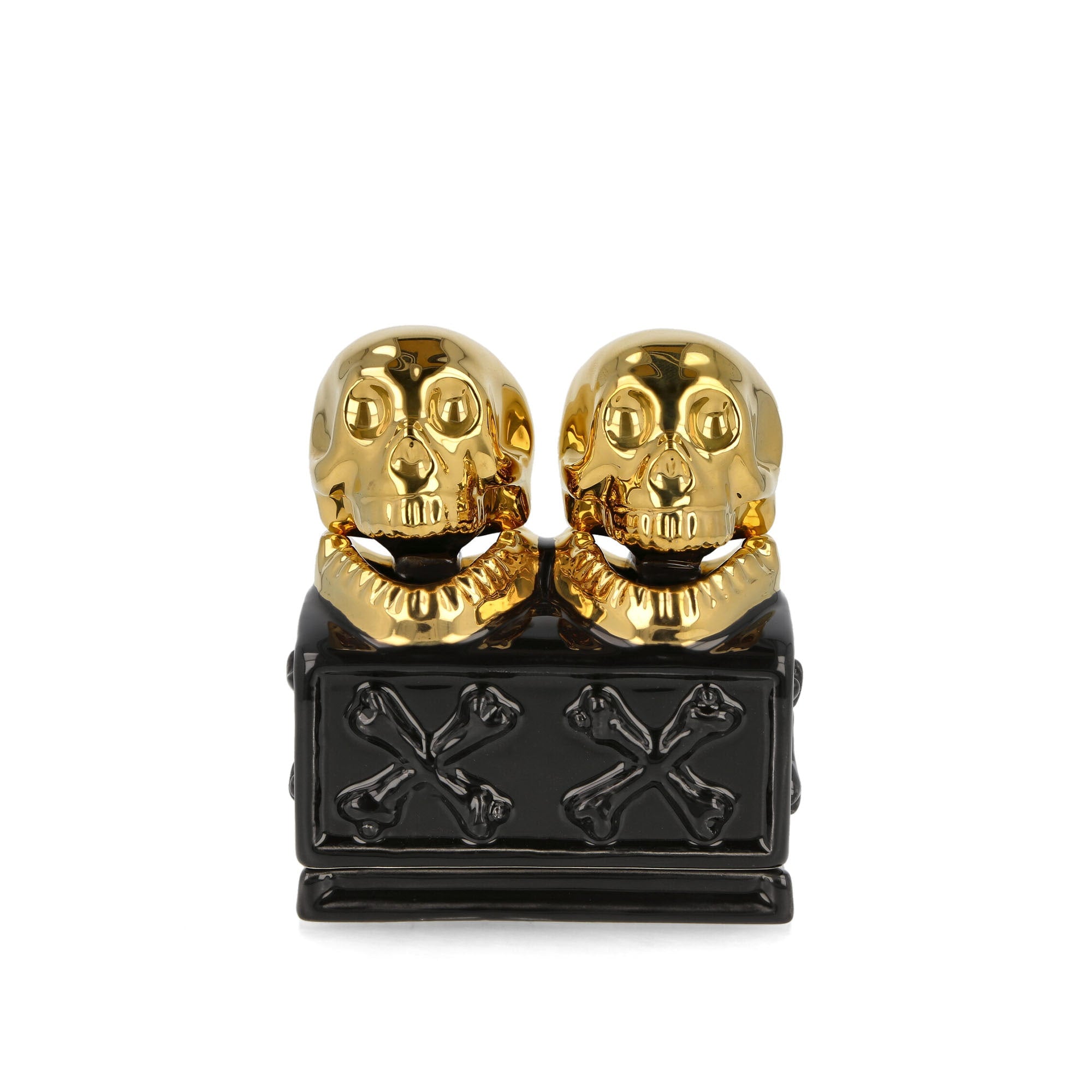Neighborhood Dualskull Incense Chamber Black / Gold Incense & Candles Material | Overkill