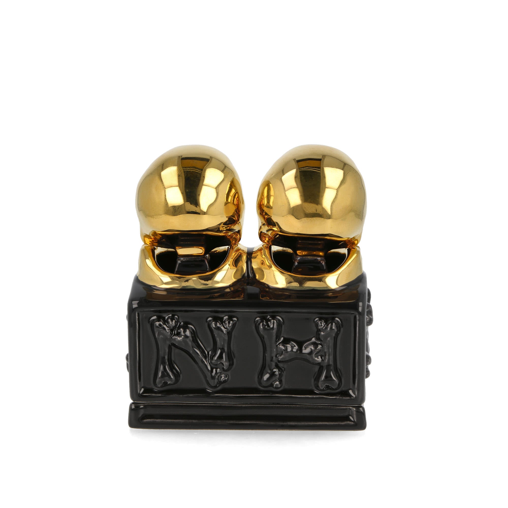 Neighborhood Dualskull Incense Chamber Black / Gold Incense & Candles Close-up | Overkill