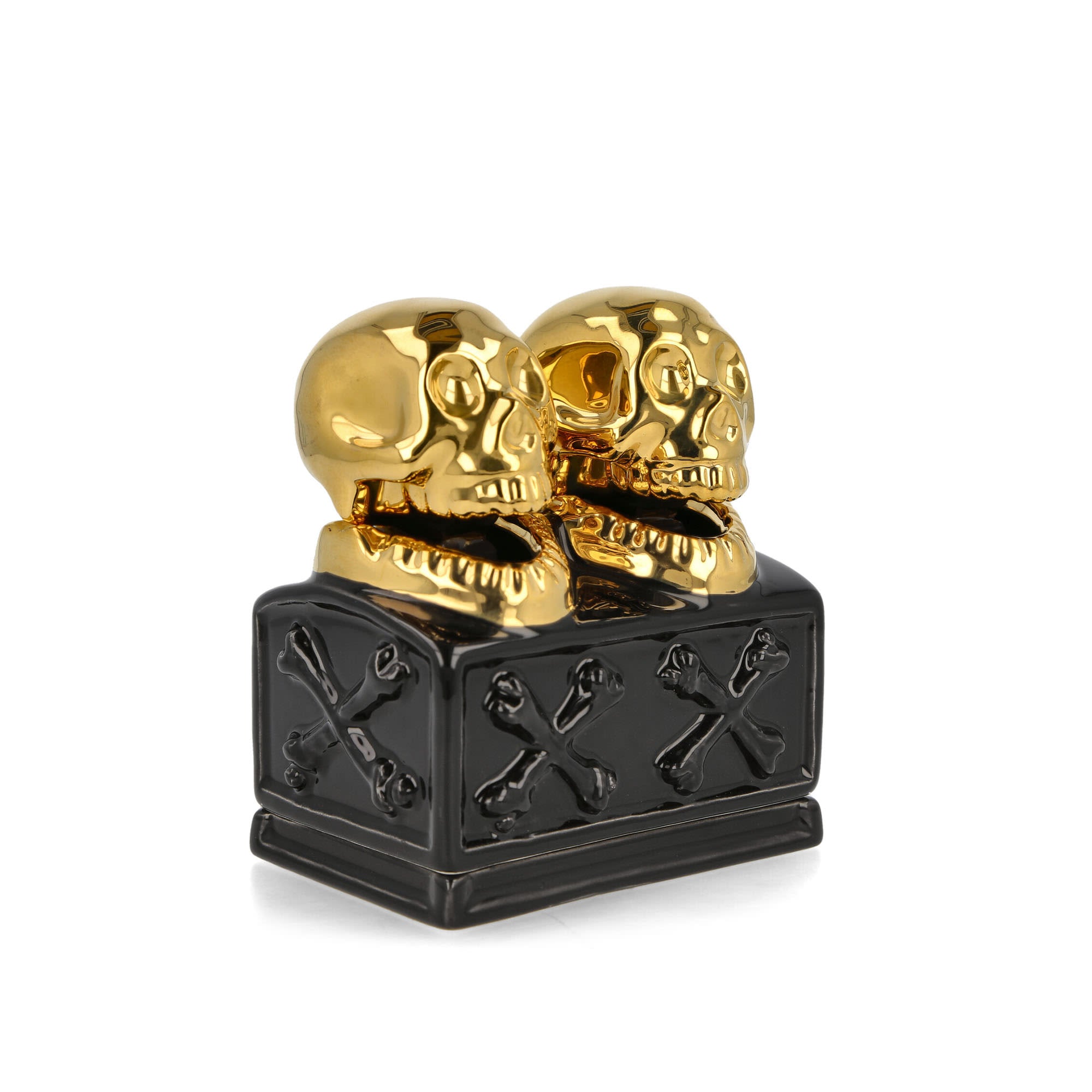 Neighborhood Dualskull Incense Chamber Black / Gold Incense & Candles Detailfoto | Overkill