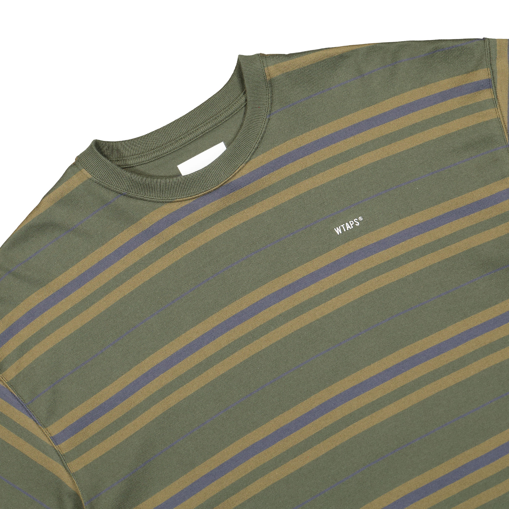 WTAPS BDY 02 Longsleeve Sweater Olive Drab Longsleeves Close-up | Overkill
