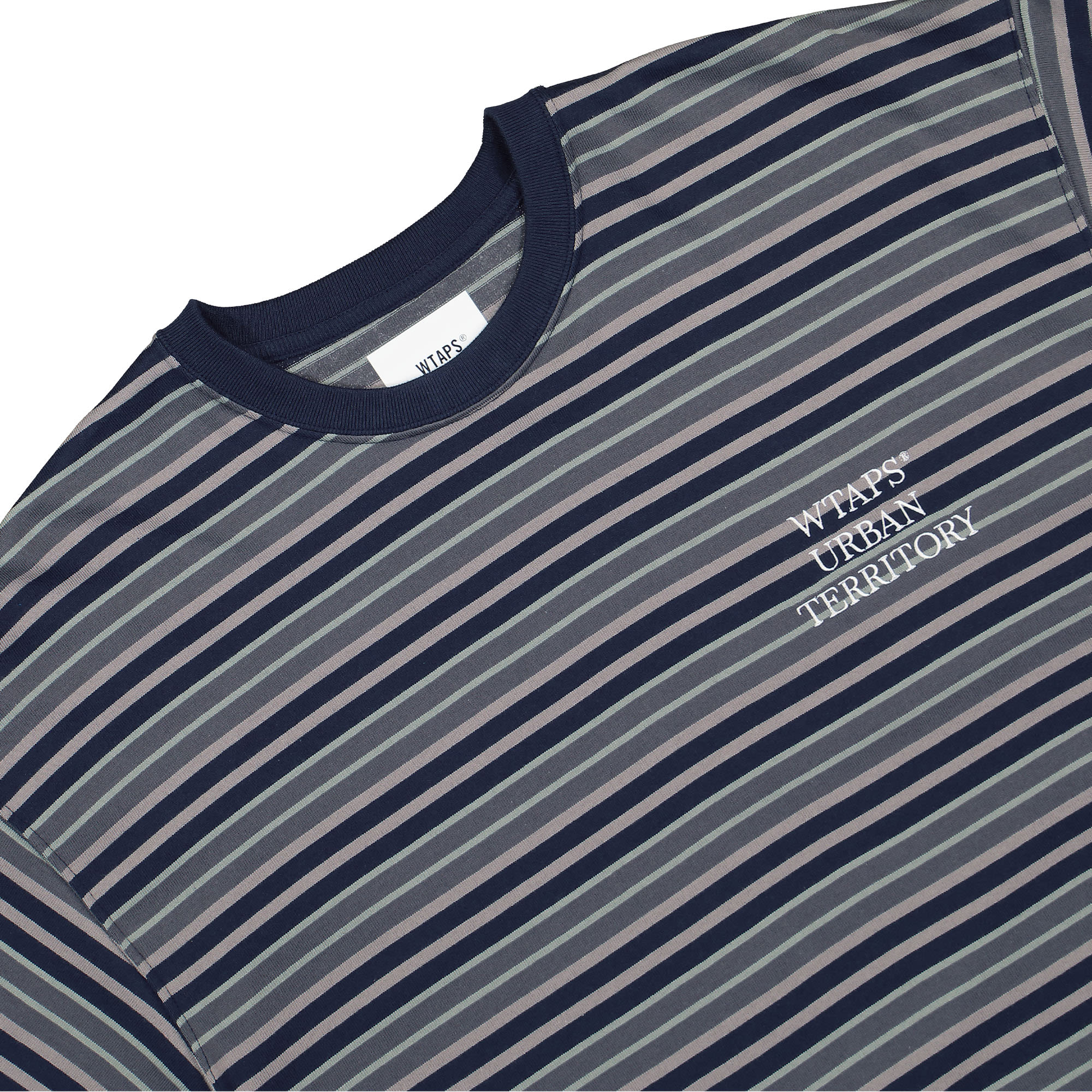 WTAPS BDY 01 T-Shirt Navy T-Shirts Close-up | Overkill