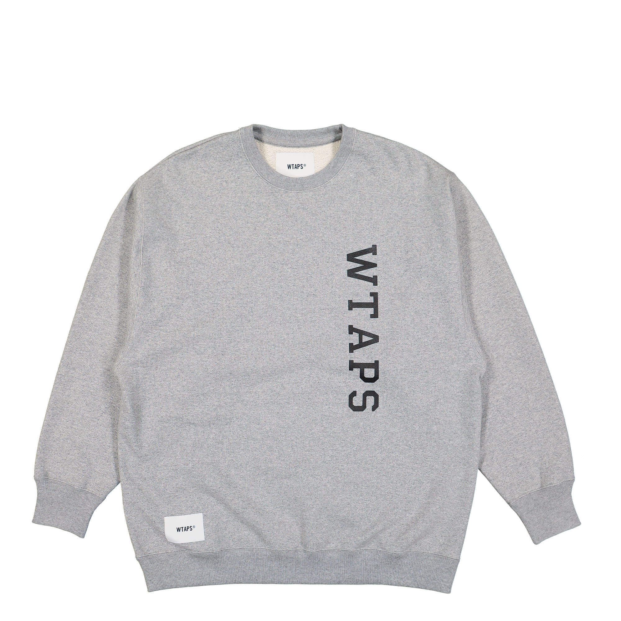 WTAPS Design 01 Sweatshirt Ash Gray Sweatshirts 231ATDT-CSM02 / Ash Gray | Overkill
