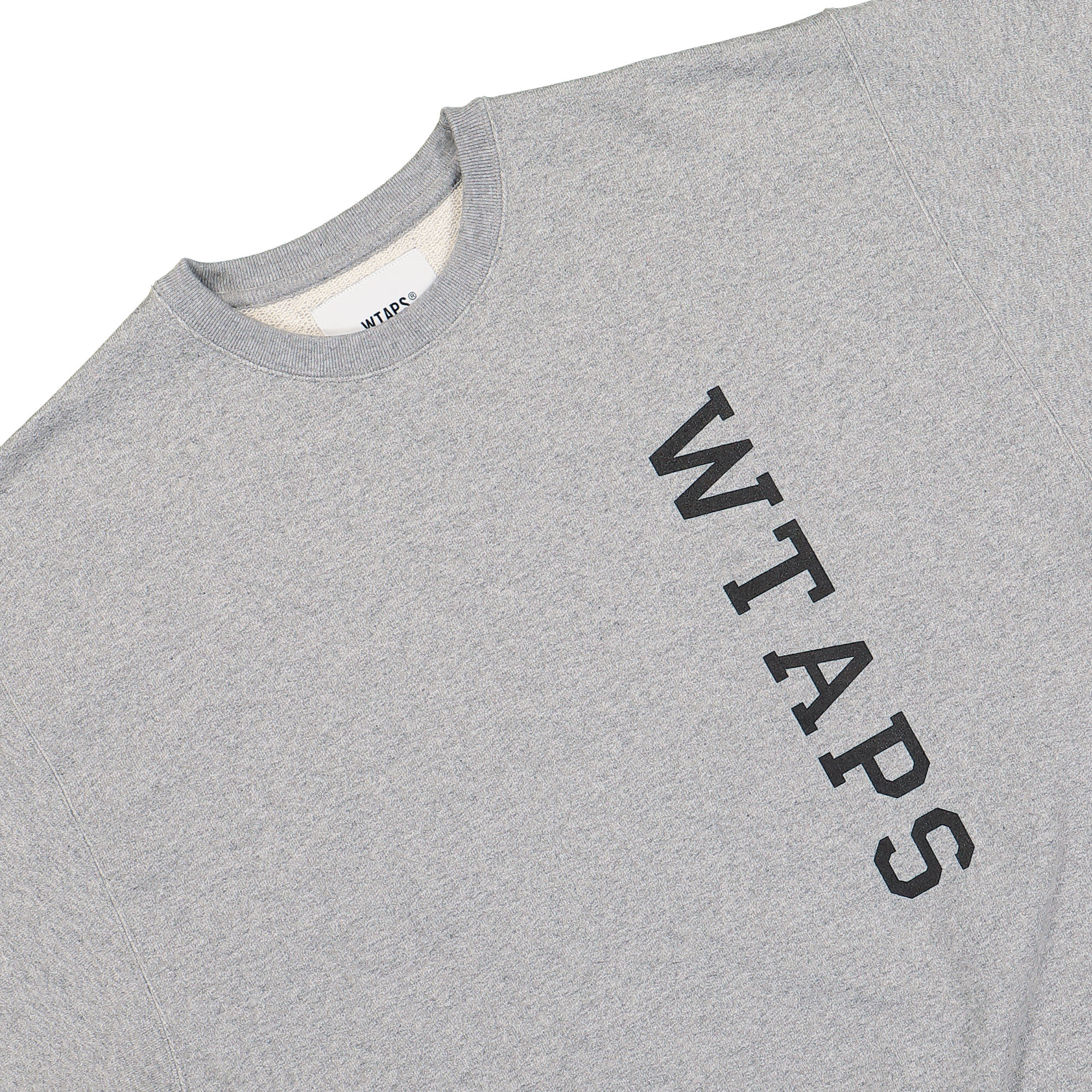 WTAPS Design 01 Sweatshirt Ash Gray Sweatshirts Close-up | Overkill