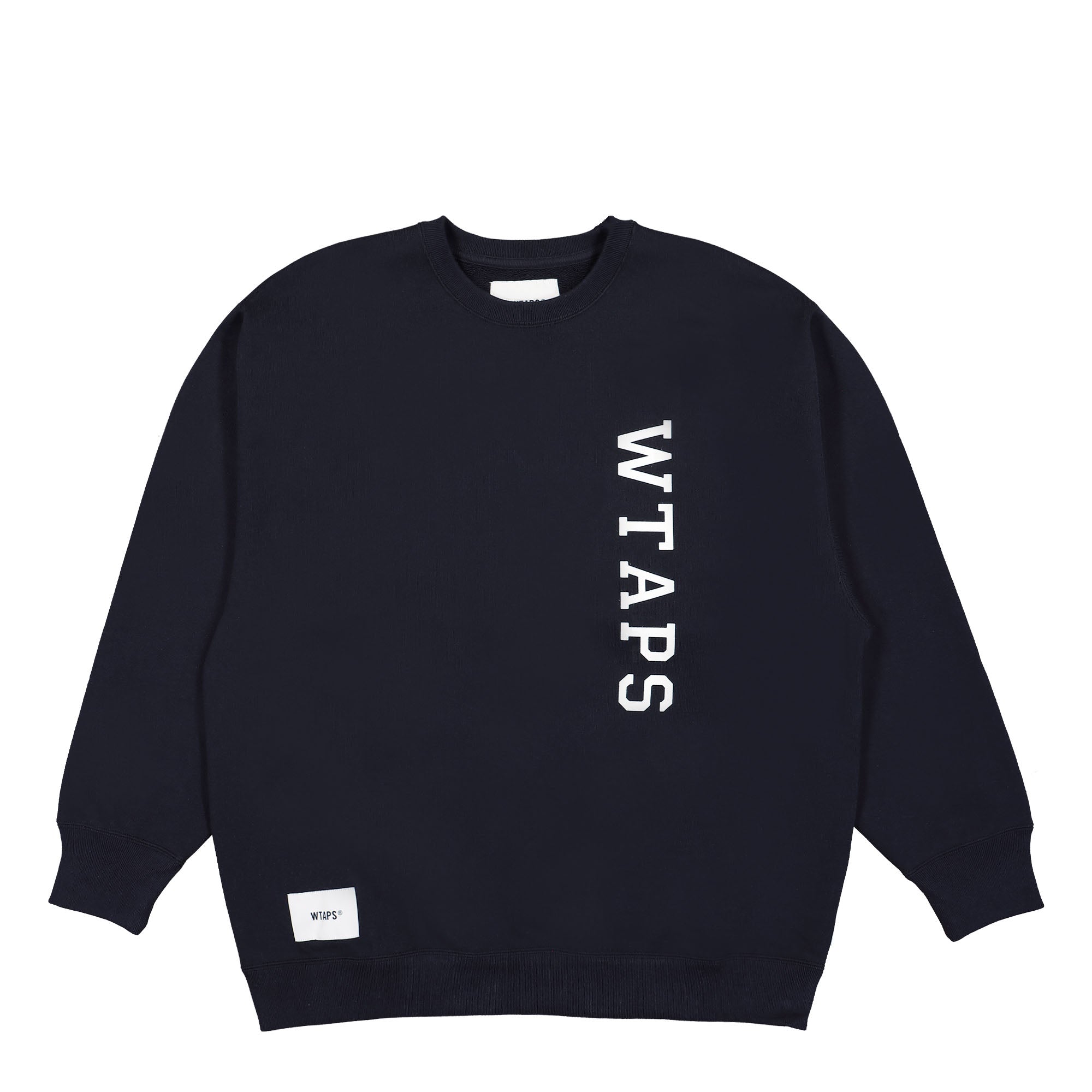 WTAPS Design 01 Sweatshirt Navy Sweatshirts 231ATDT-CSM02 / Navy | Overkill