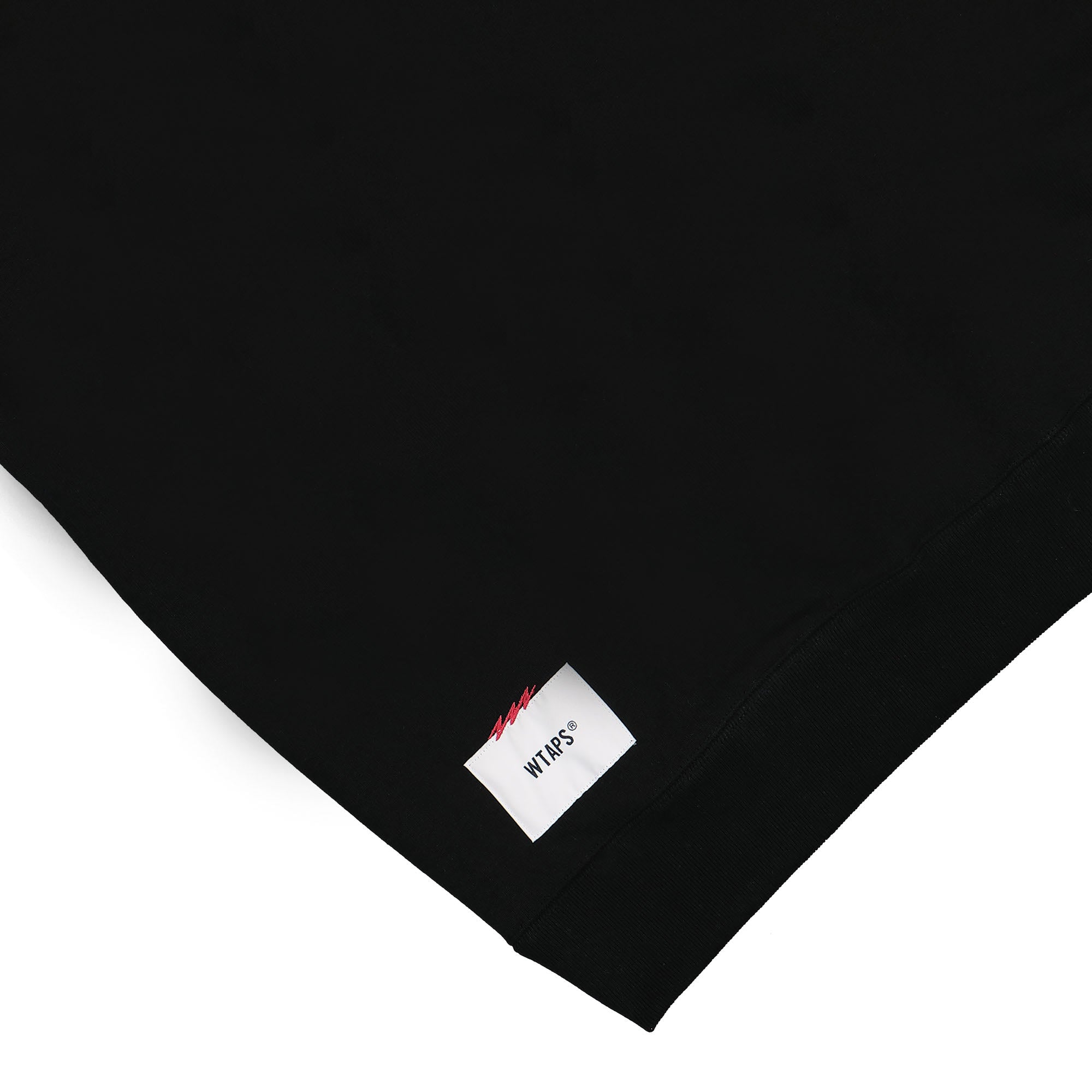 WTAPS Design 02 Crewneck Sweatshirt Black Sweatshirts Detailfoto | Overkill