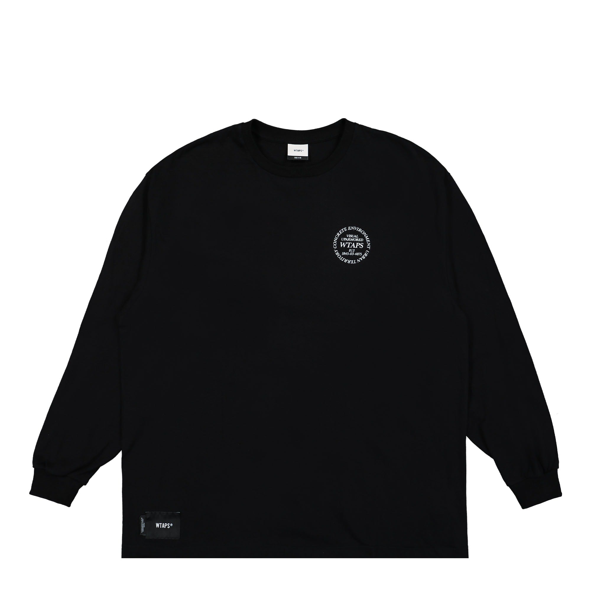 WTAPS Urban Transition Longsleeve T-Shirt Black Longsleeves 231ATDT-LTM03S / Black | Overkill