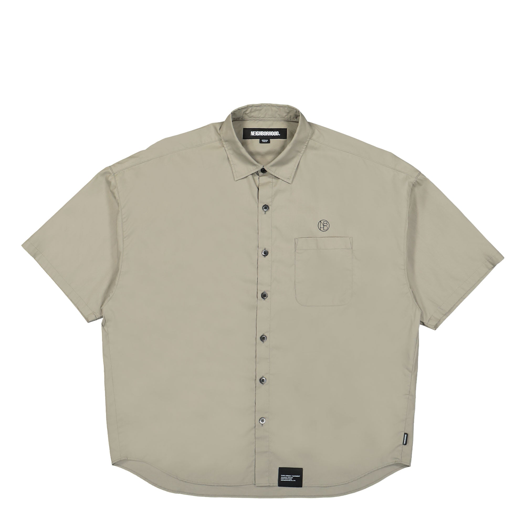 Neighborhood Over Short Sleeve Shirt Green Shirts 231BENH-SHM01 / Green | Overkill