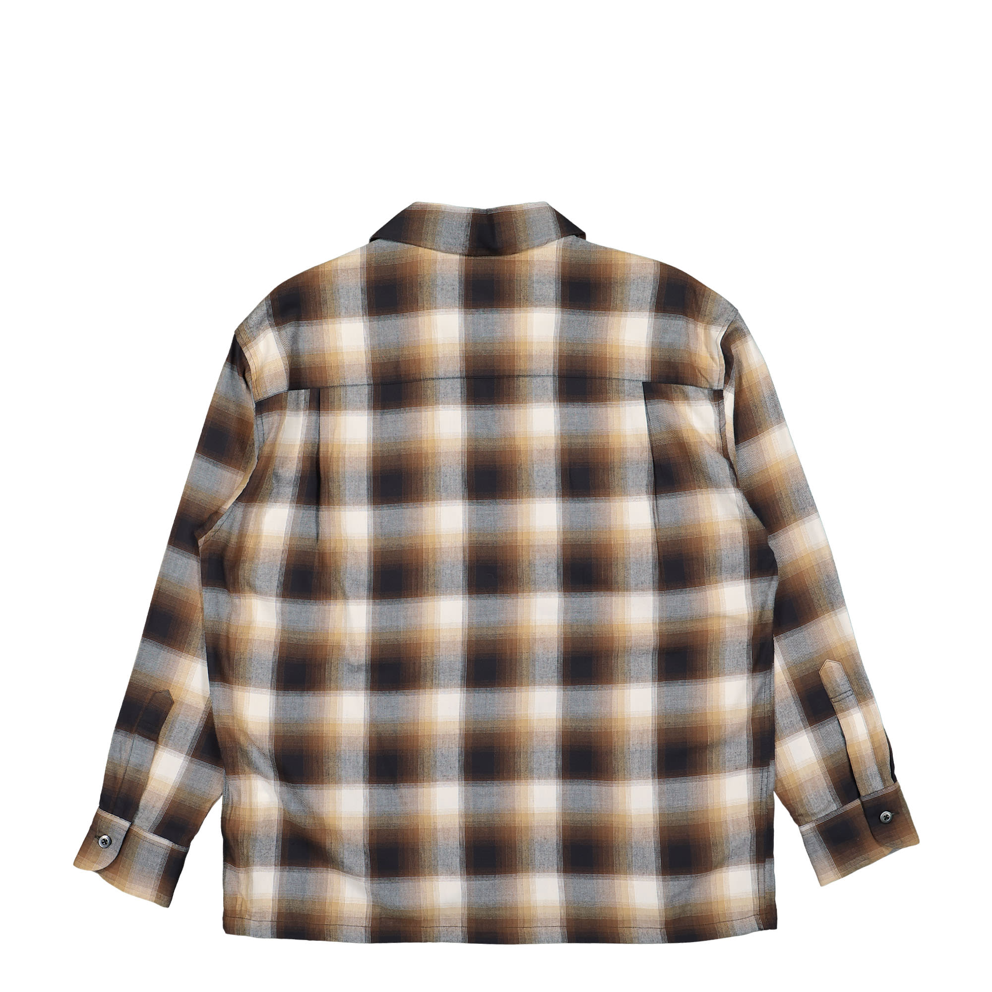 Neighborhood Blockombre Shirt LS Brown Shirts Material | Overkill