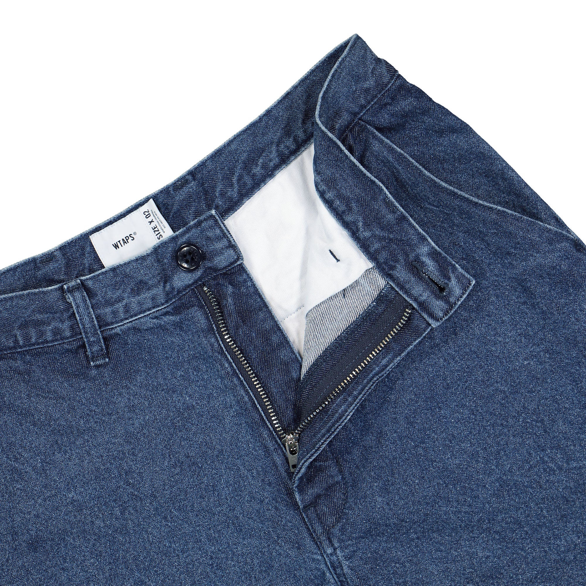WTAPS WRKS2001 Denim Shorts Indigo Shorts Detailfoto | Overkill