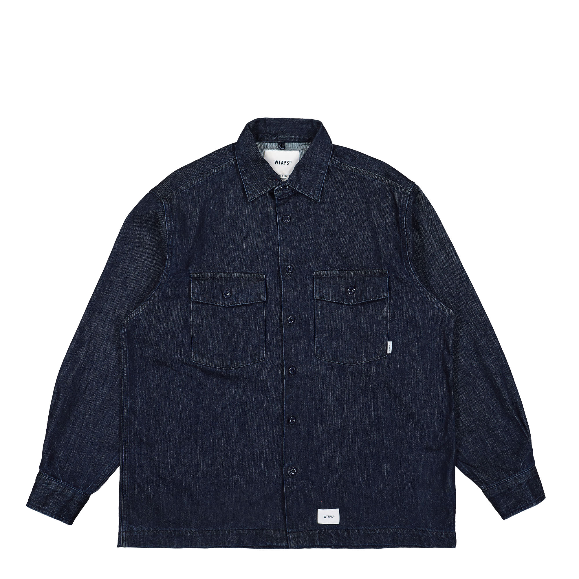 WTAPS CBW Longsleeve Shirt Indigo Shirts 231BRDT-SHM01 / Indigo | Overkill