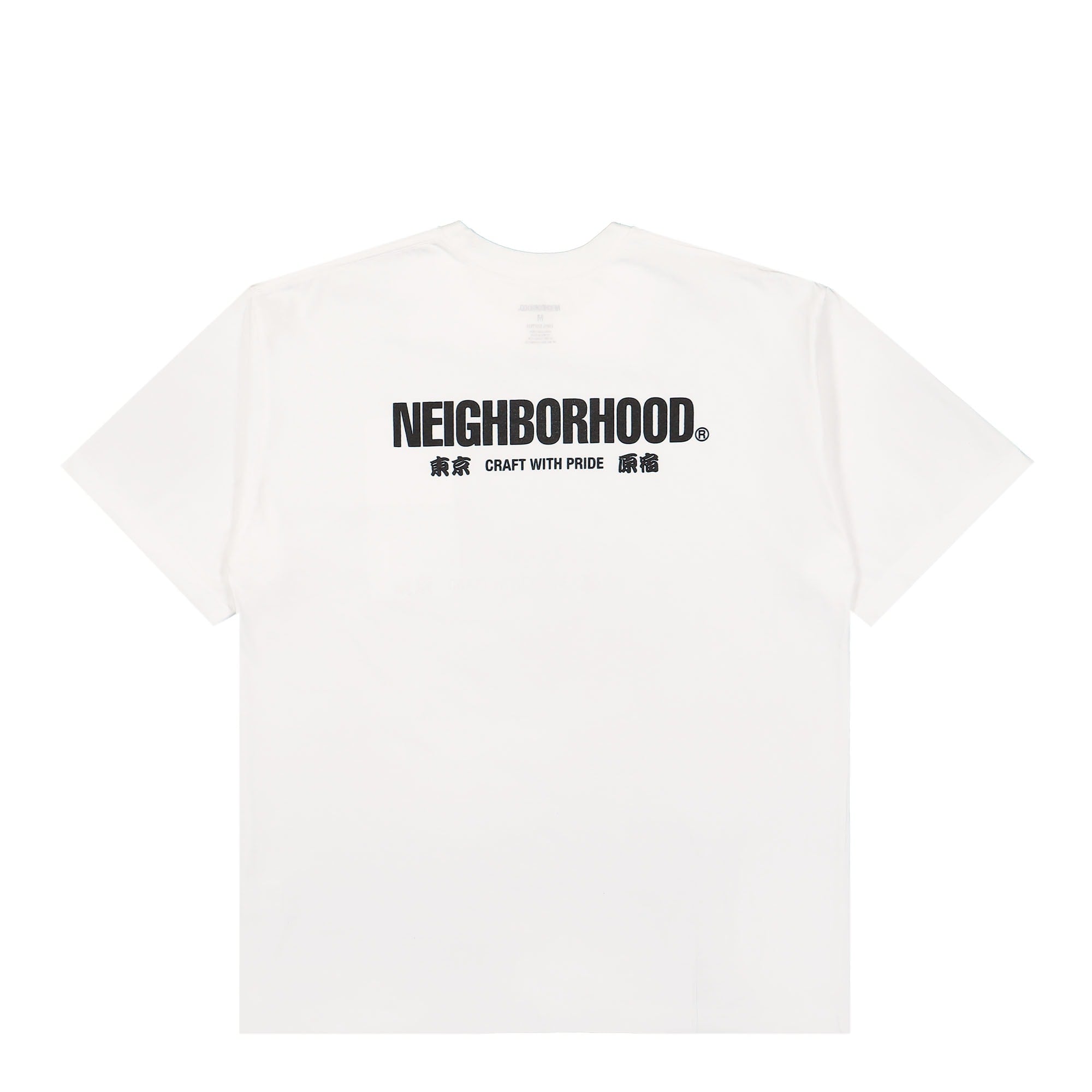 Neighborhood NH. SS-7 Tee White T-Shirts Close-up | Overkill