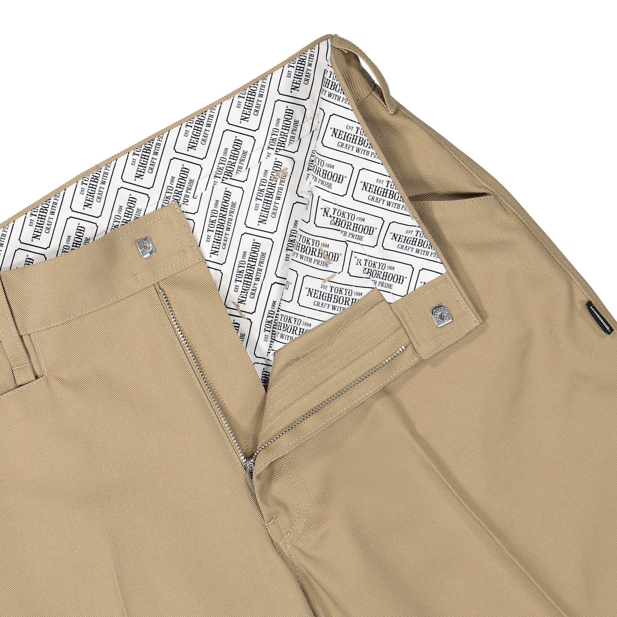Neighborhood WP Wide Pants Beige Casual Pants Detailfoto | Overkill