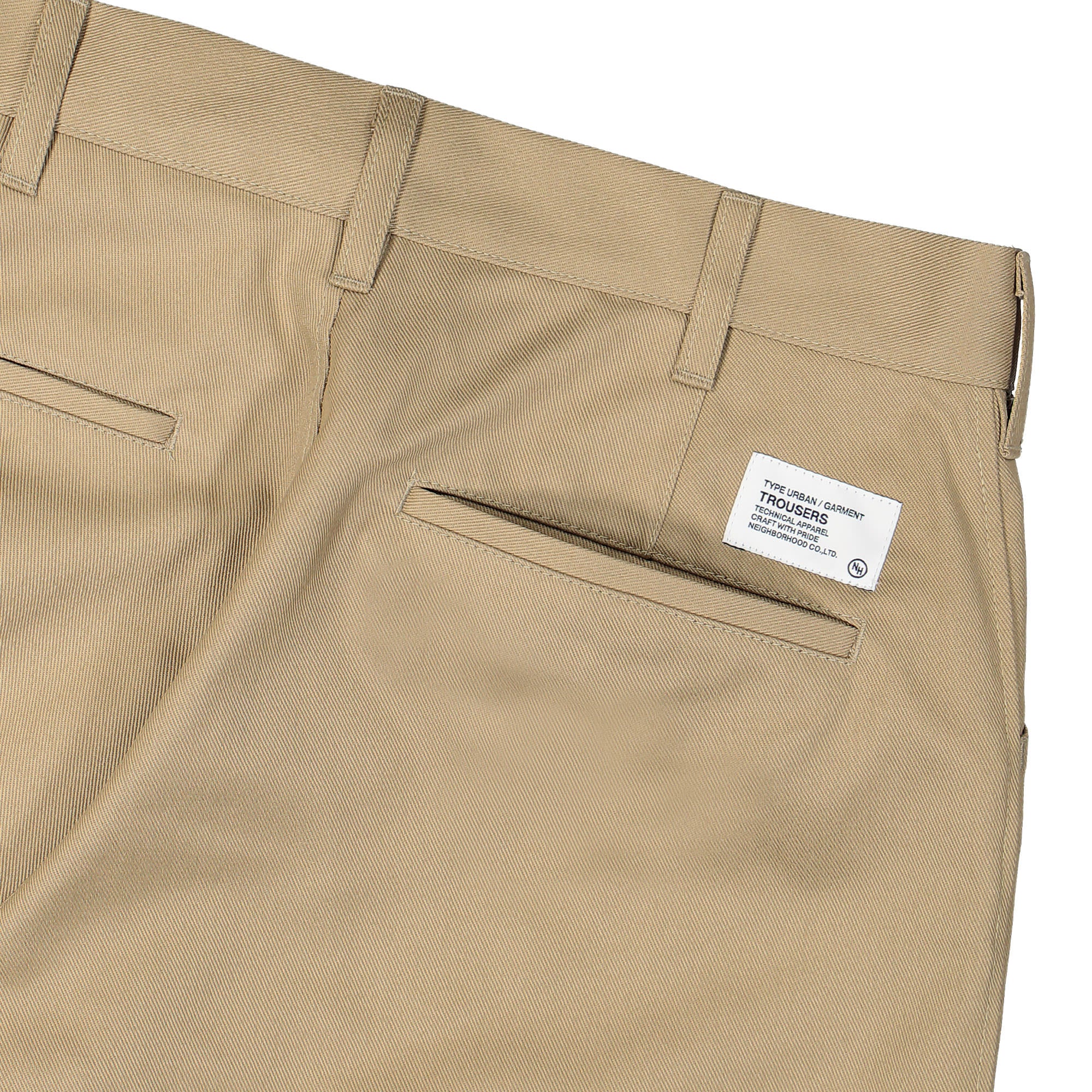 Neighborhood WP Wide Pants Beige Casual Pants Detail view 2 | Overkill