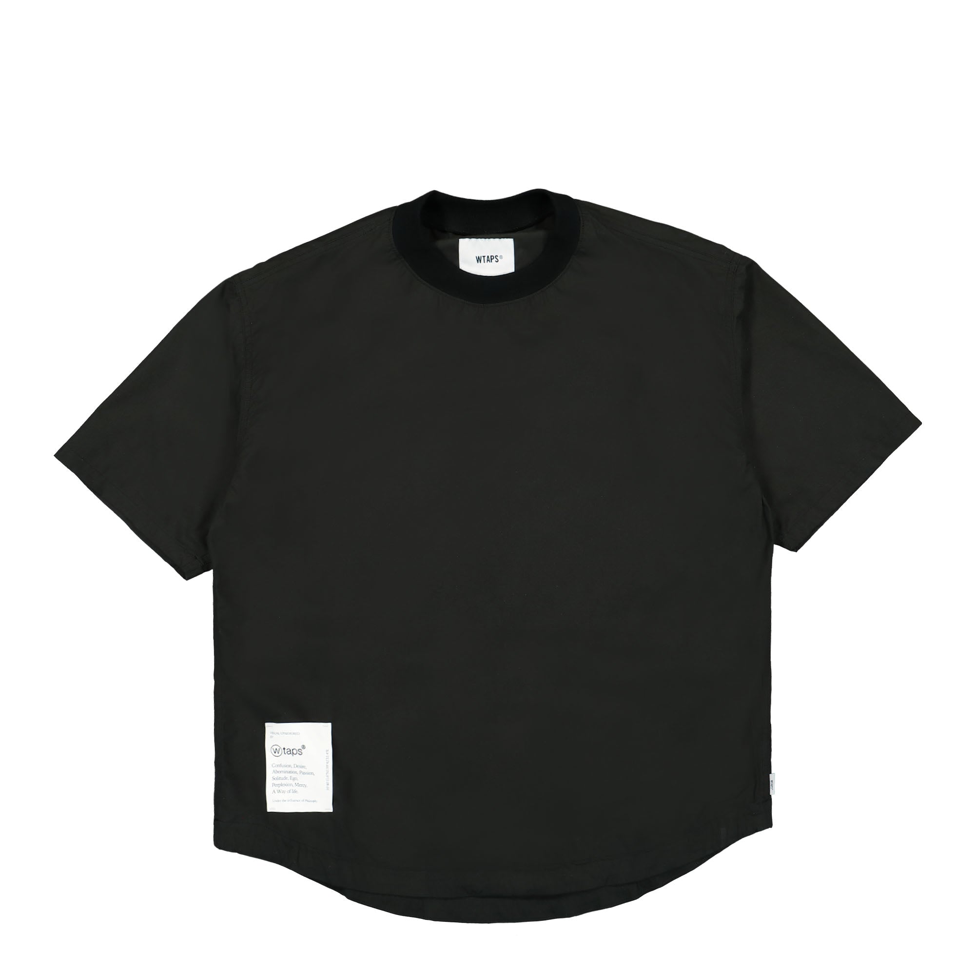 WTAPS Smock SS T-Shirt Black T-Shirts 231TQDT-SHM06 / Black | Overkill