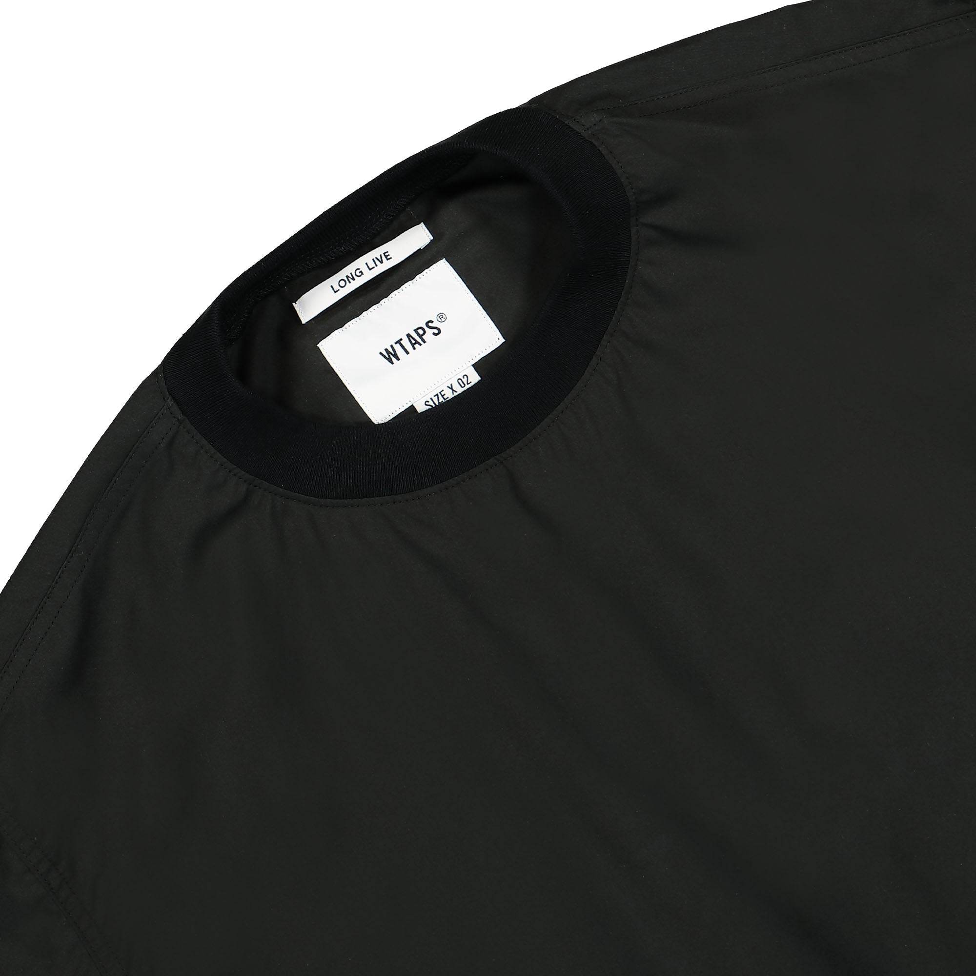 WTAPS Smock SS T-Shirt Black T-Shirts Close-up | Overkill