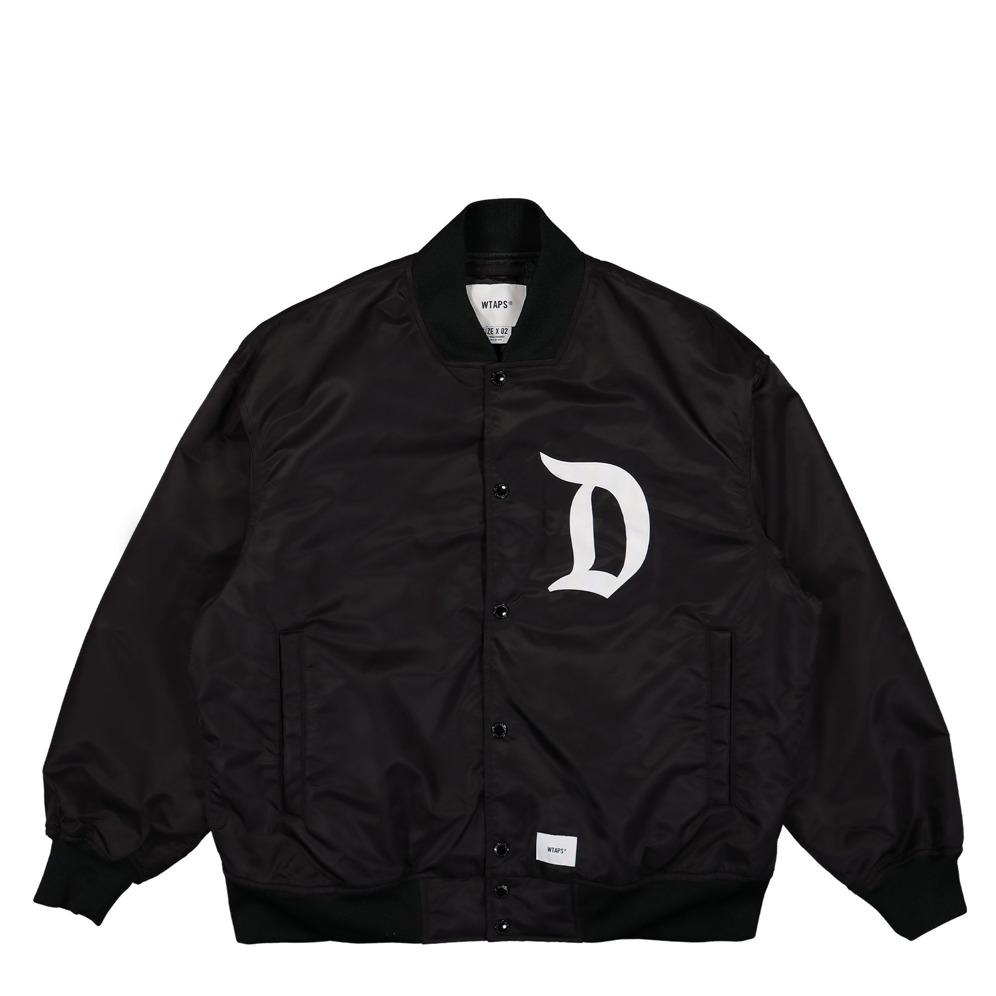 WTAPS DSQD Team Jacket Black Bomber & Varsity Jackets 231TQDT-JKM01 / Black | Overkill
