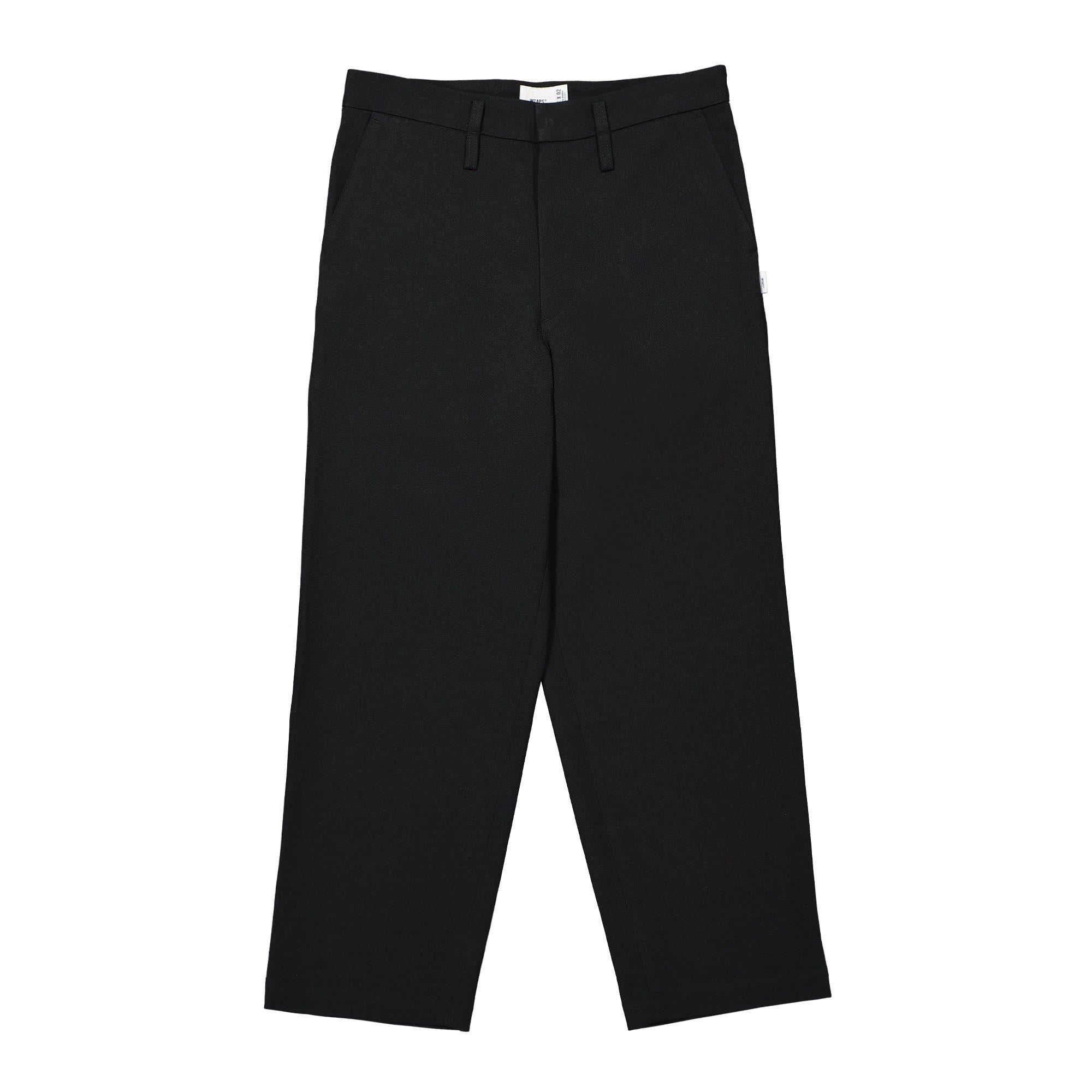 WTAPS Crease DL Trousers Pants Black Casual Pants 231TQDT-PTM01 / Black | Overkill