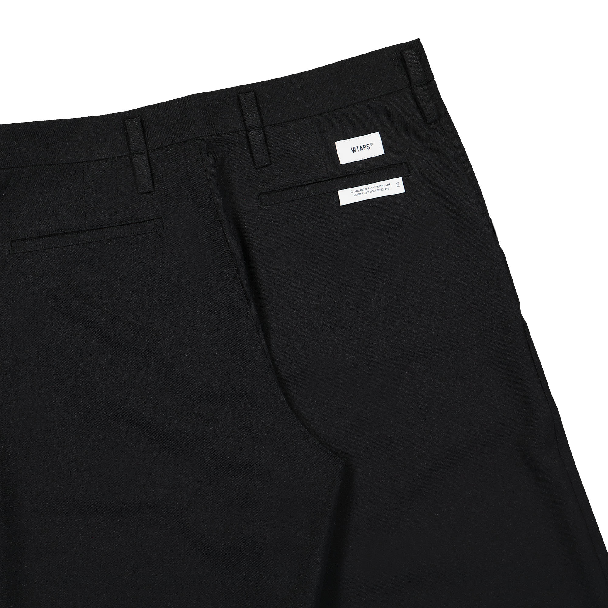 WTAPS Crease DL Trousers Pants Black Casual Pants Detail view 2 | Overkill