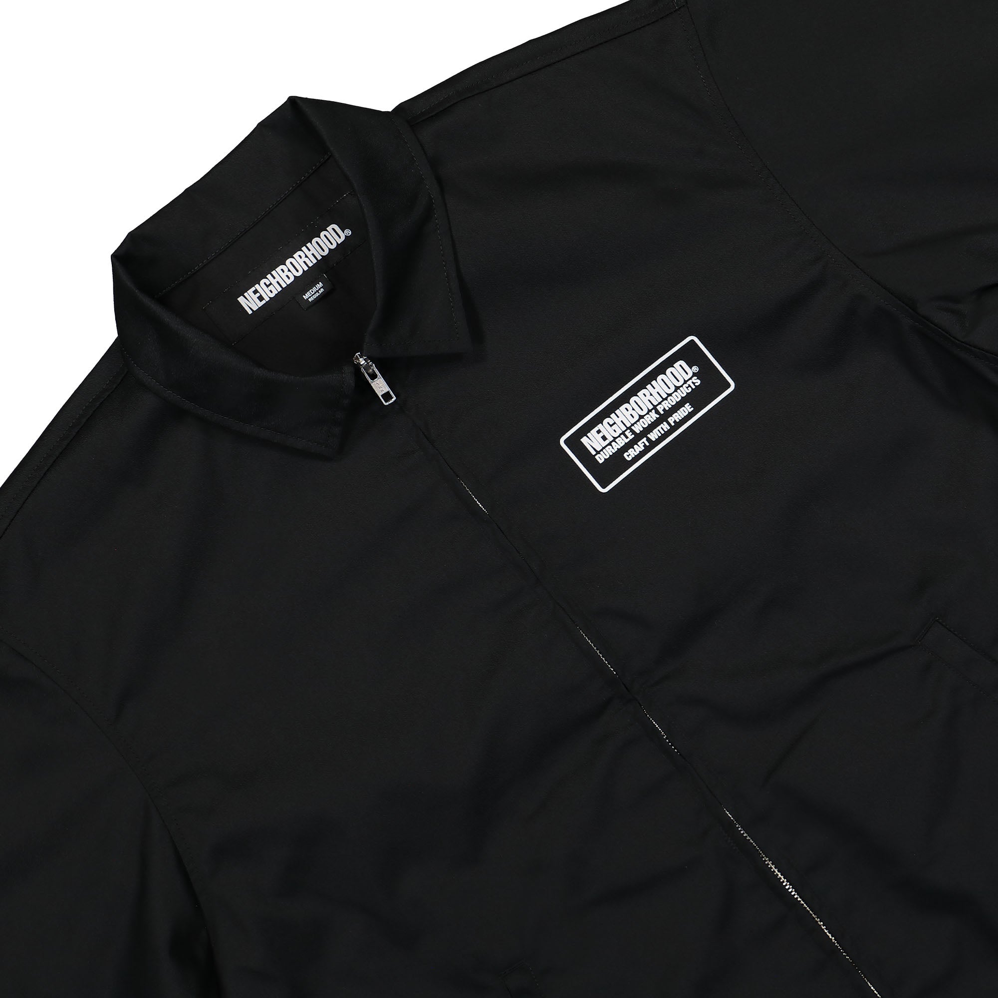 Neighborhood Zip Work Jacket Black Jackets Material | Overkill