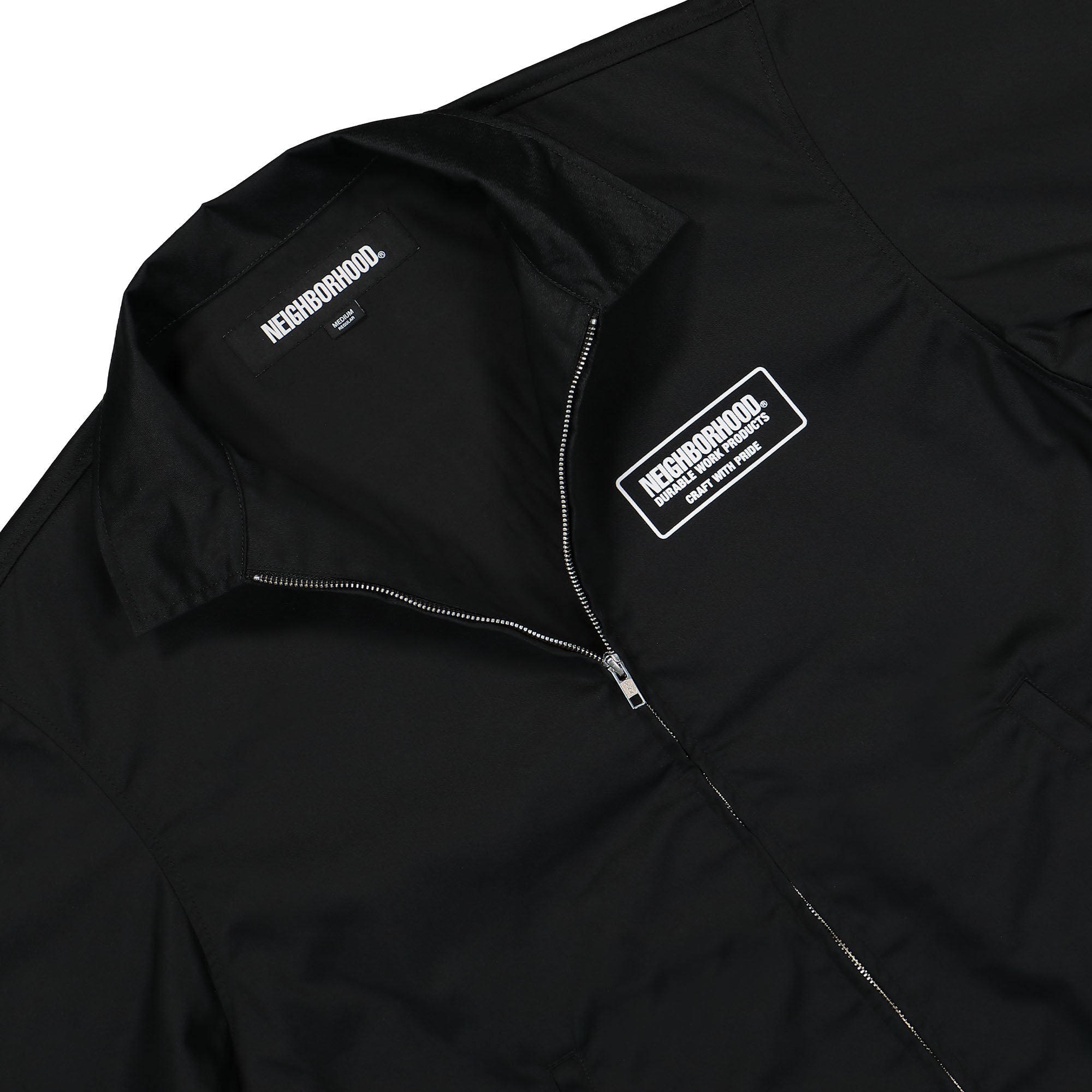 Neighborhood Zip Work Jacket Black Jackets Detailfoto | Overkill