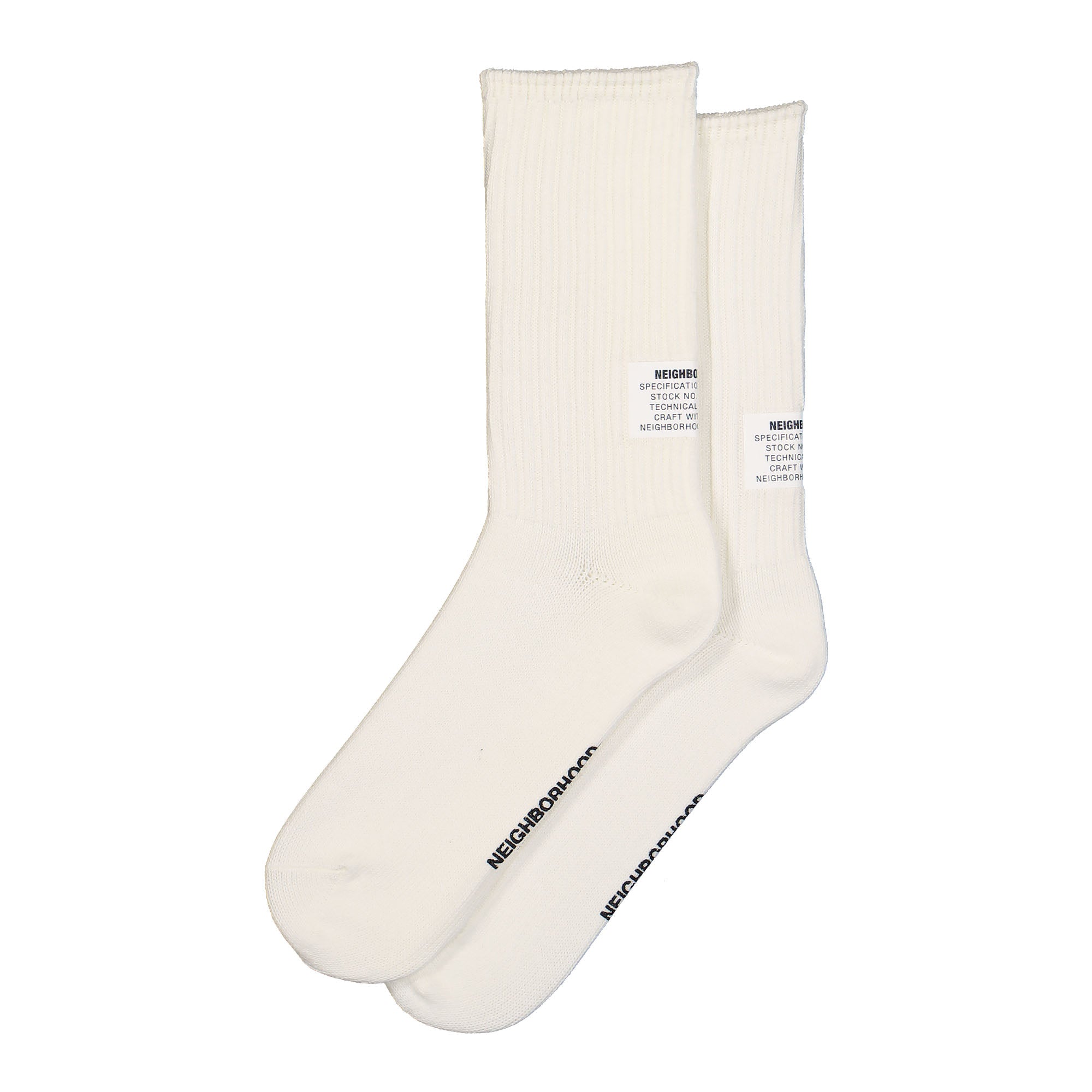 Neighborhood Rib Socks Off White Socks 231WINH-UWM01 / Off White | Overkill