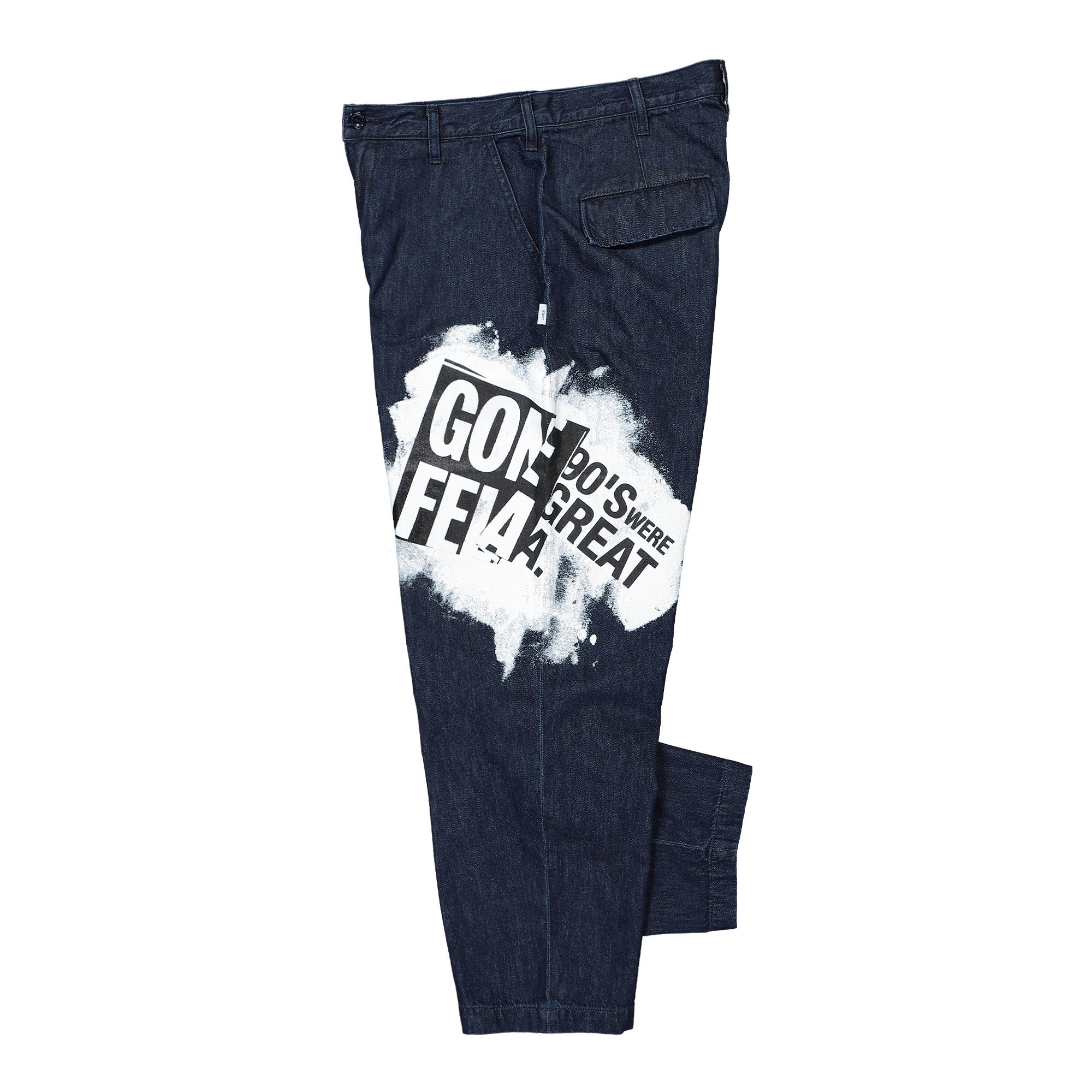 WTAPS MILT2002 PASTHG Trousers Indigo Casual Pants Close-up | Overkill