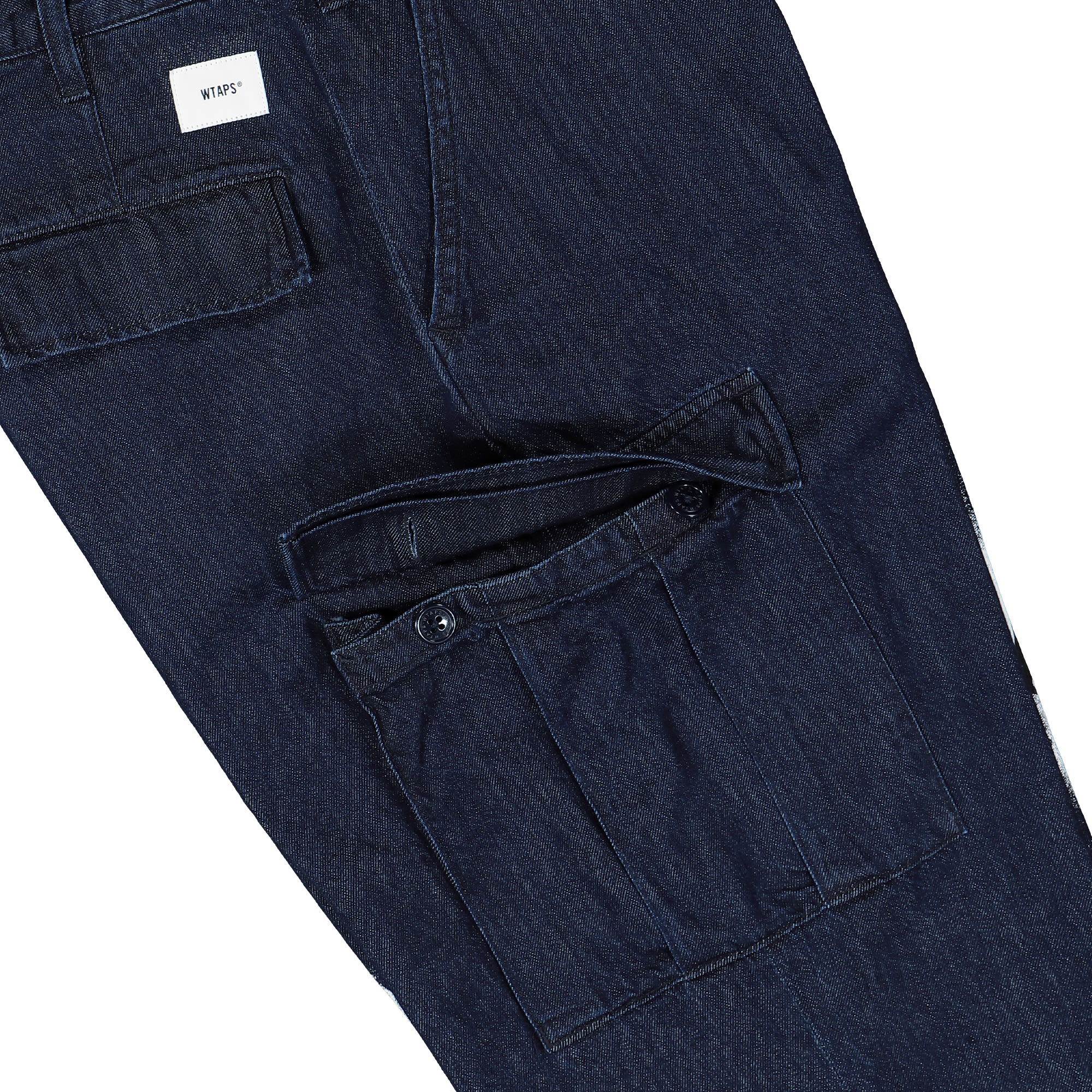 WTAPS MILT2002 PASTHG Trousers Indigo Casual Pants Detail view 2 | Overkill