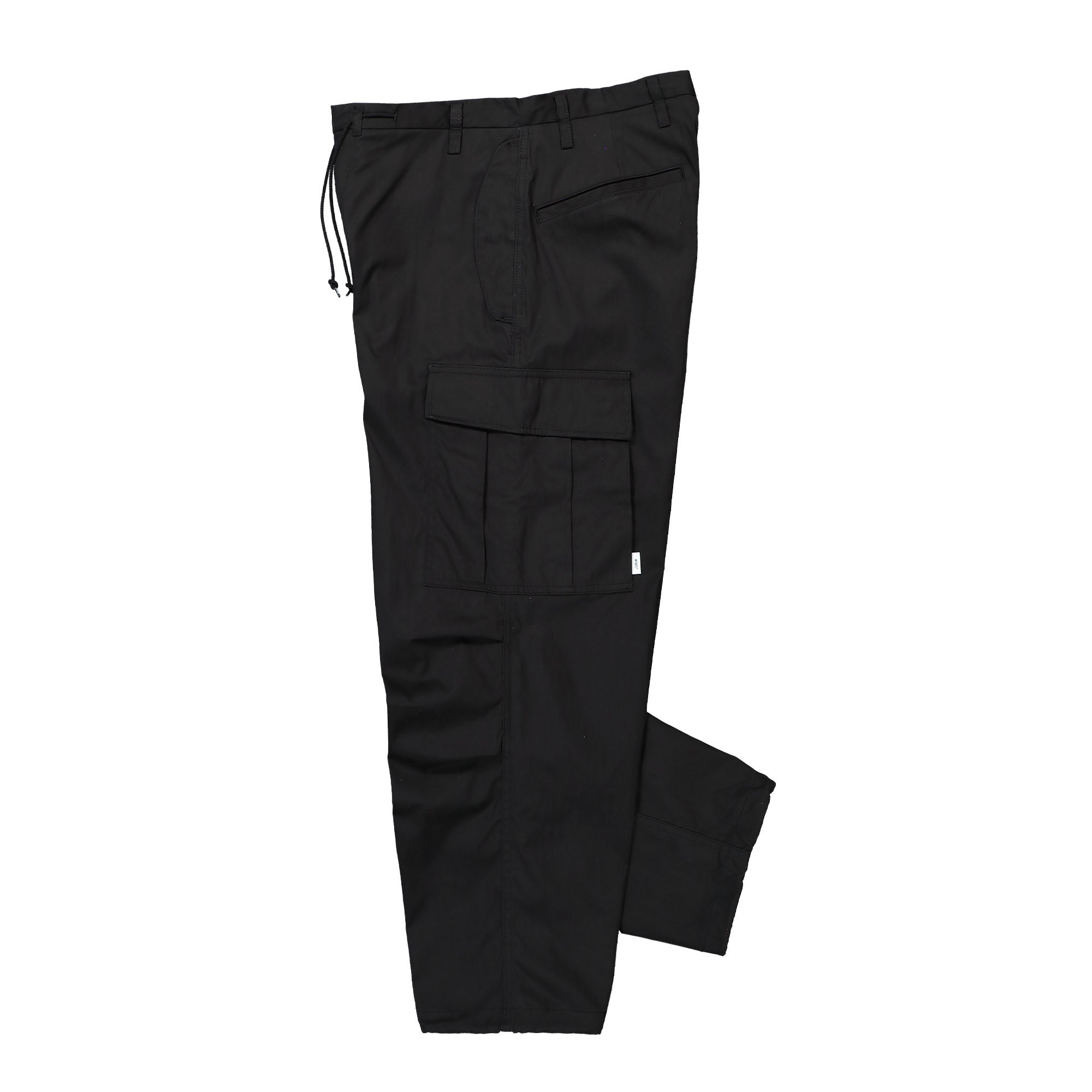 WTAPS MILT0001 NYCO. Oxford Trousers Black Casual Pants Close-up | Overkill