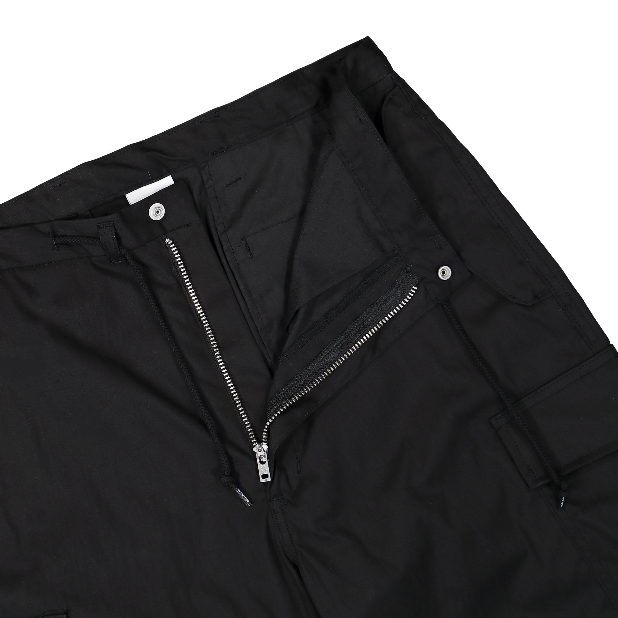 WTAPS MILT0001 NYCO. Oxford Trousers Black Casual Pants Detailfoto | Overkill