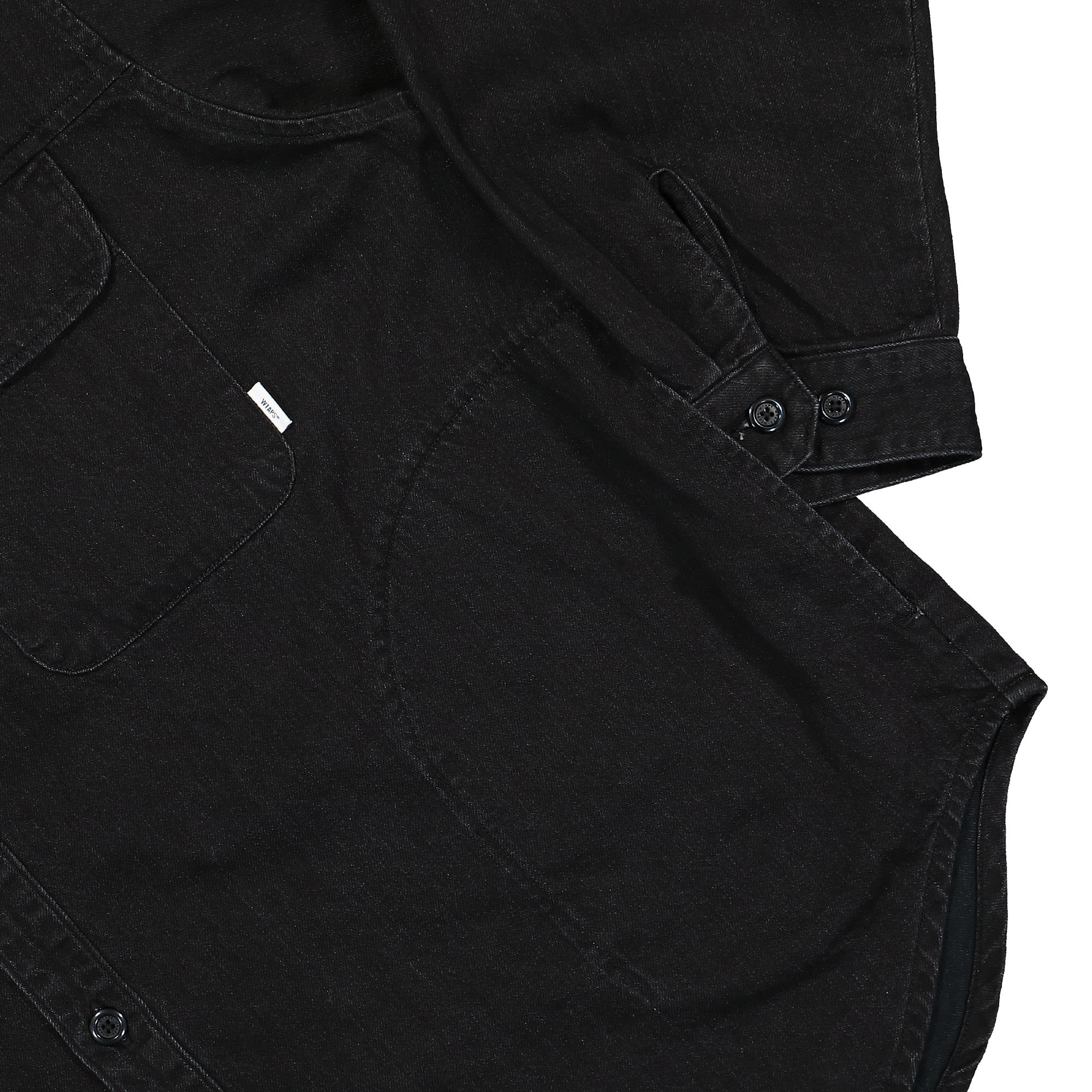 WTAPS WCPO Denim Shirt Black Shirts Detail view 1 | Overkill