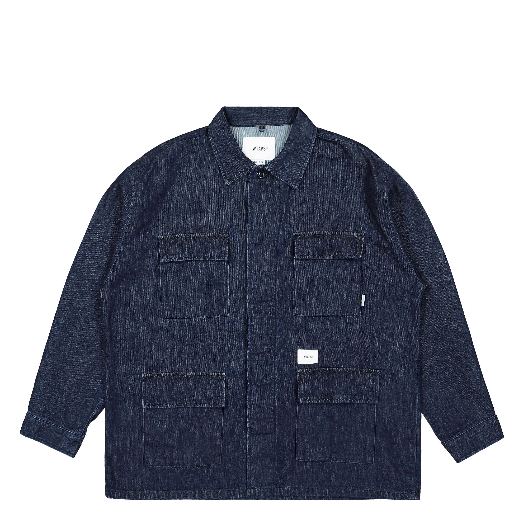 WTAPS JMOD Denim PASTHG Longsleeve Indigo Shirts 231WVDT-SHM02 / Indigo | Overkill