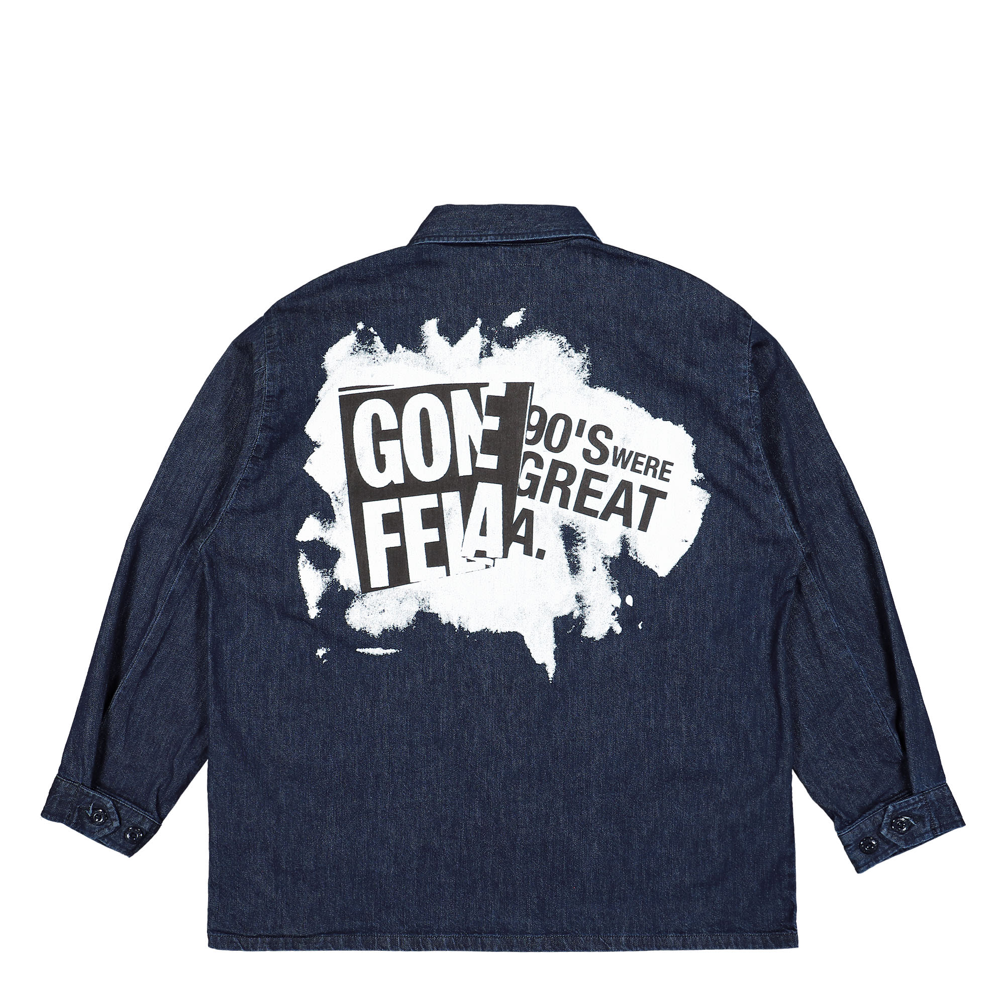 WTAPS JMOD Denim PASTHG Longsleeve Indigo Shirts Close-up | Overkill