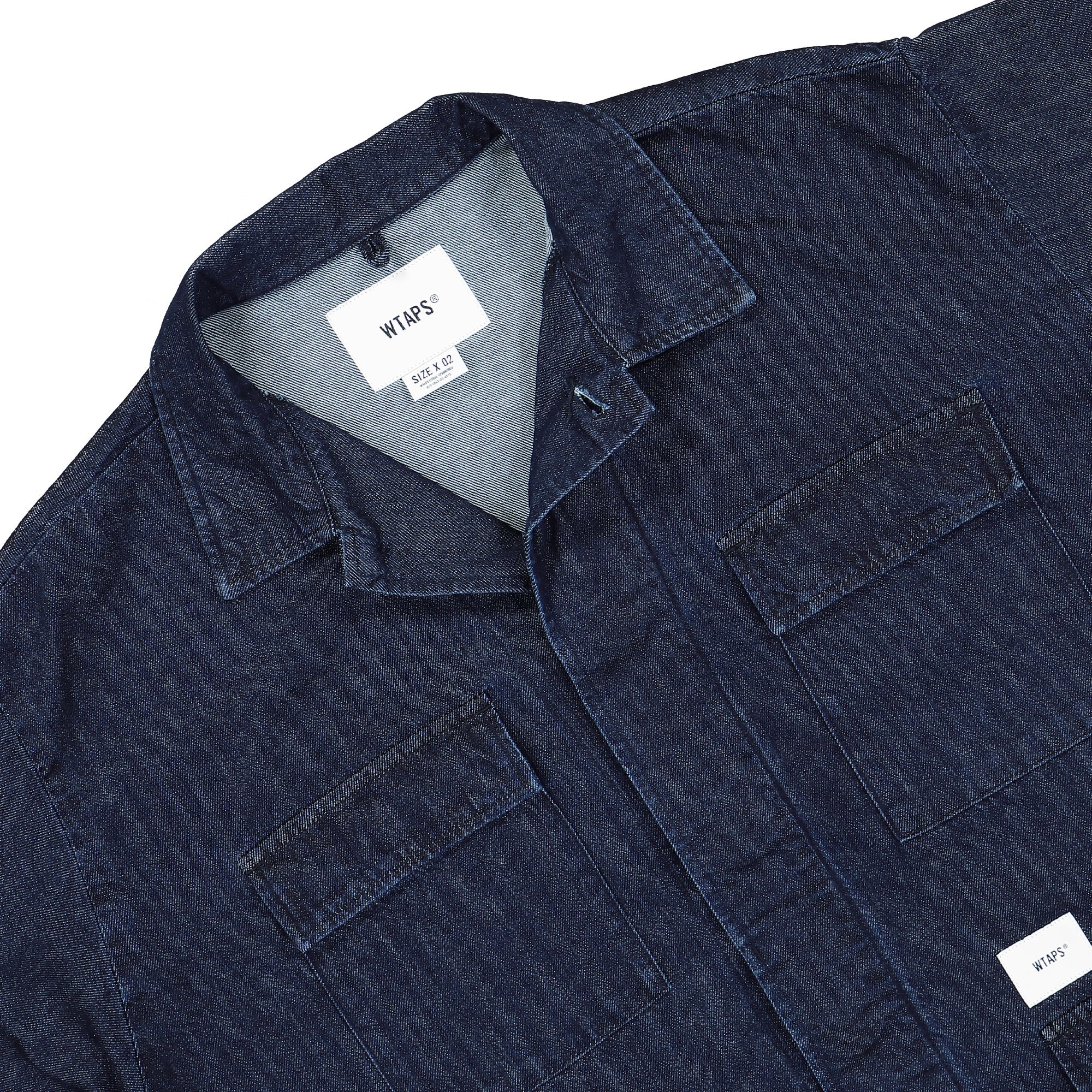 WTAPS JMOD Denim PASTHG Longsleeve Indigo Shirts Material | Overkill