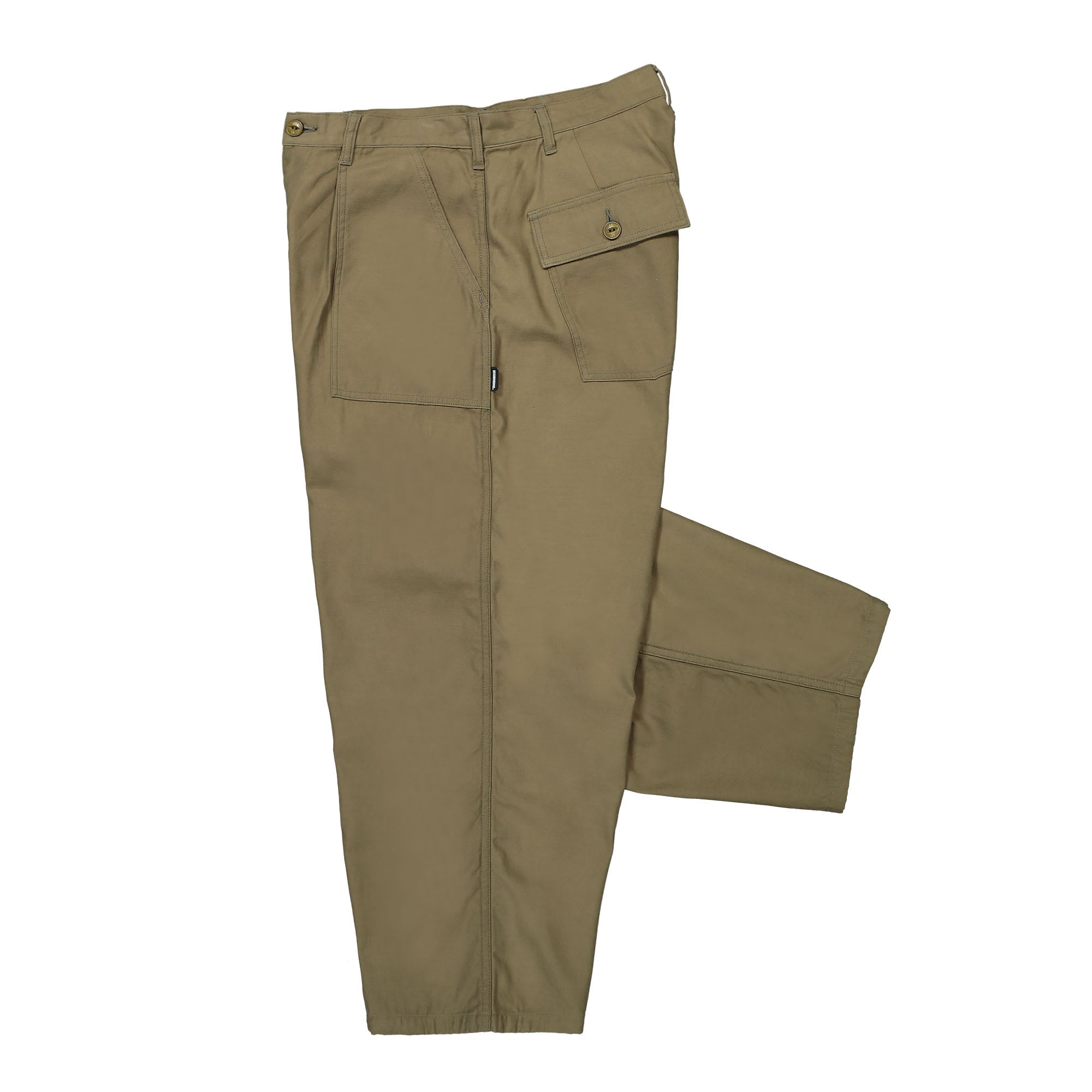 Neighborhood Wide Baker Pants Olive Drab Casual Pants Close-up | Overkill