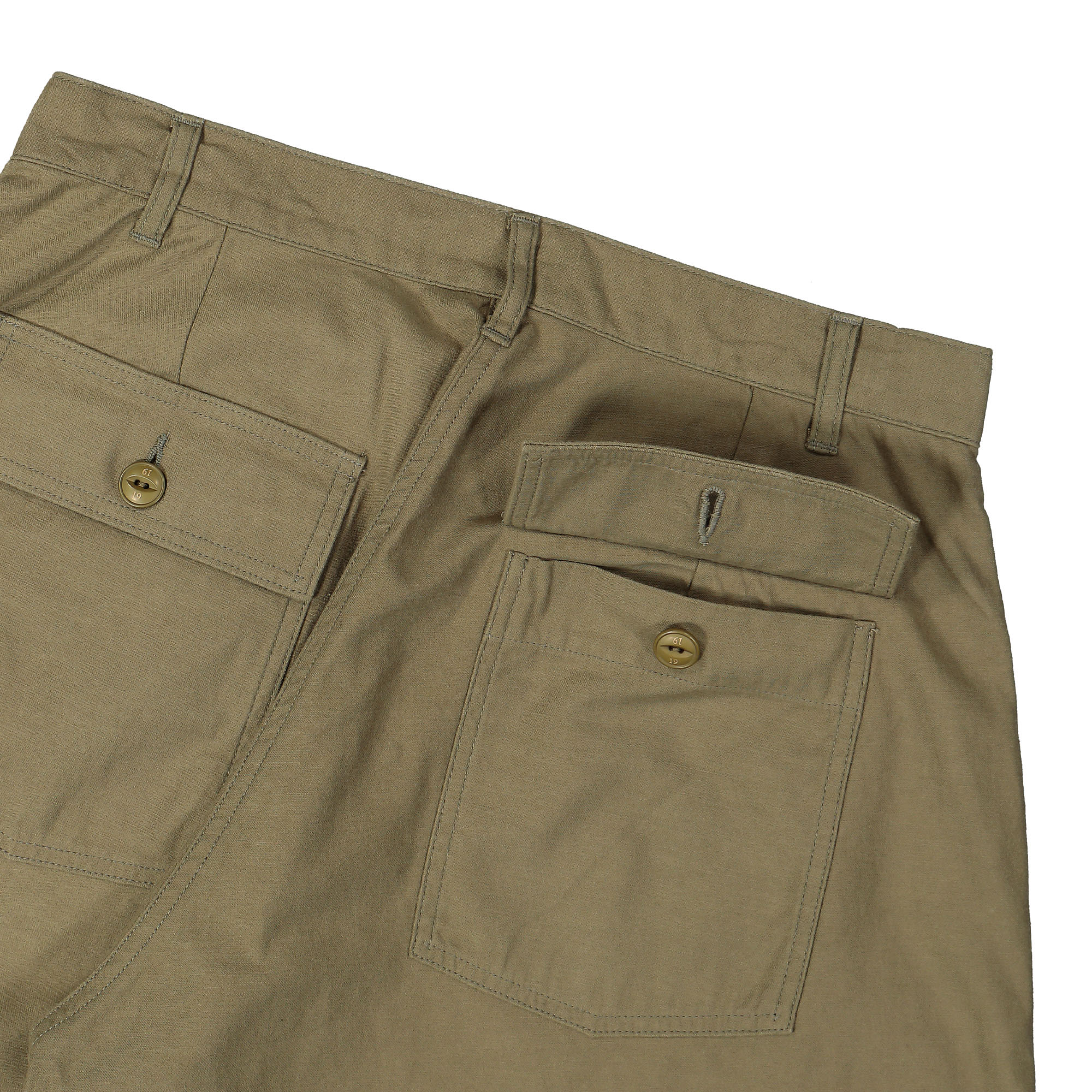 Neighborhood Wide Baker Pants Olive Drab Casual Pants Detail view 1 | Overkill