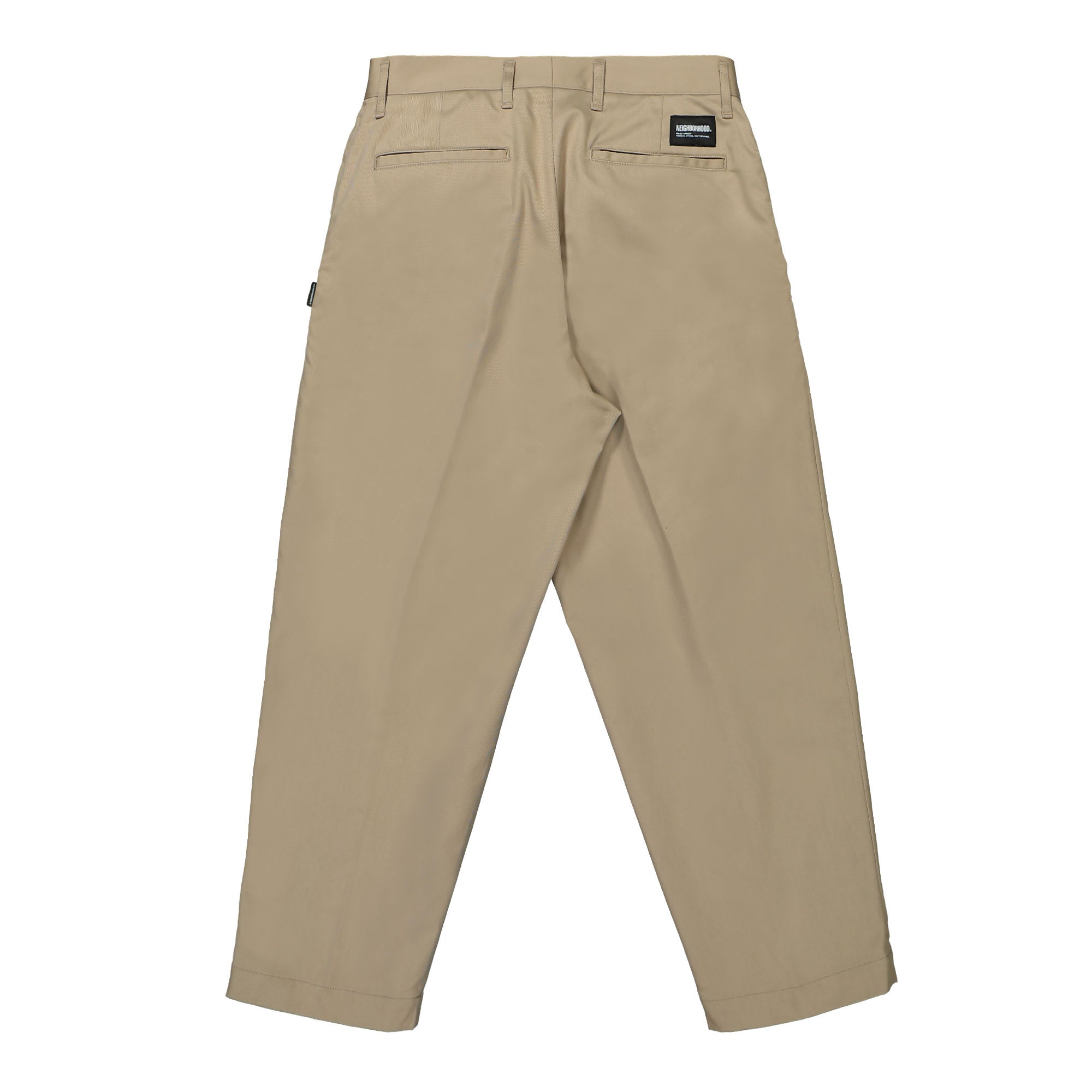 Neighborhood Slanted Tuck Pants Beige Casual Pants Material | Overkill